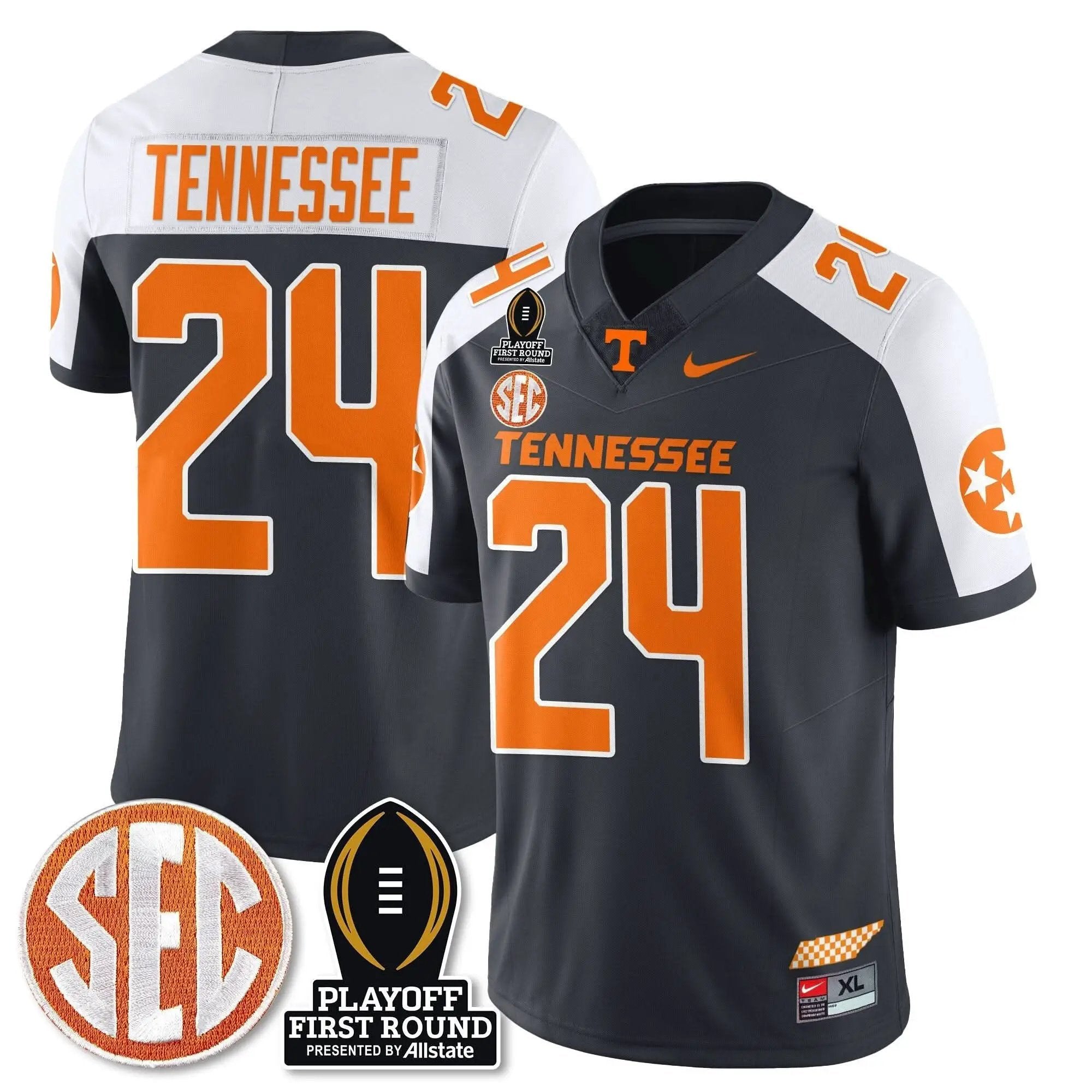 TV Football Jersey - Playoff First Round Patch by Tennessee Volunteers