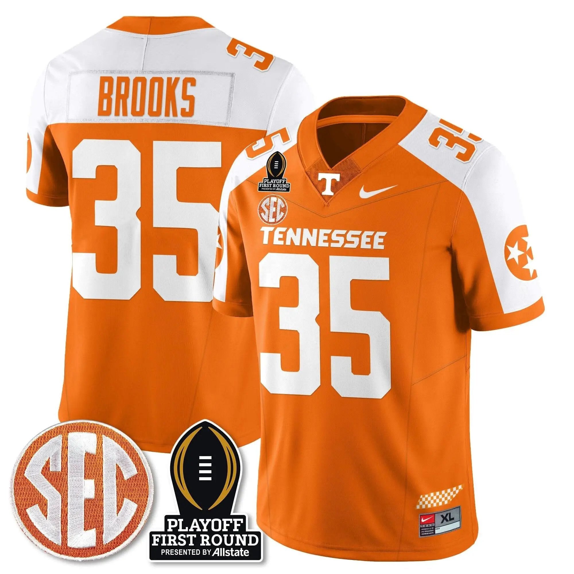 TV Football Jersey - Playoff First Round Patch by Tennessee Volunteers