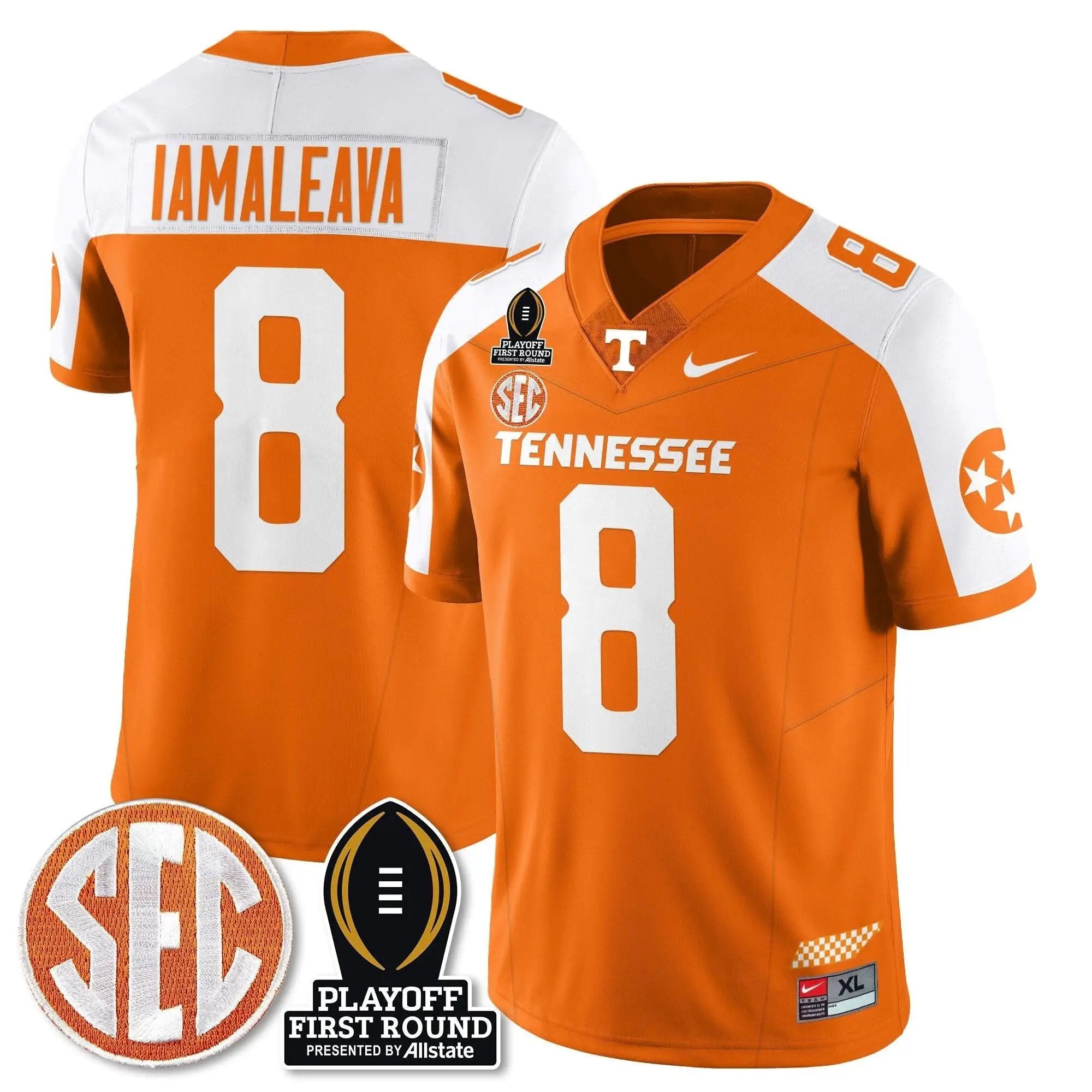 TV Football Jersey - Playoff First Round Patch by Tennessee Volunteers
