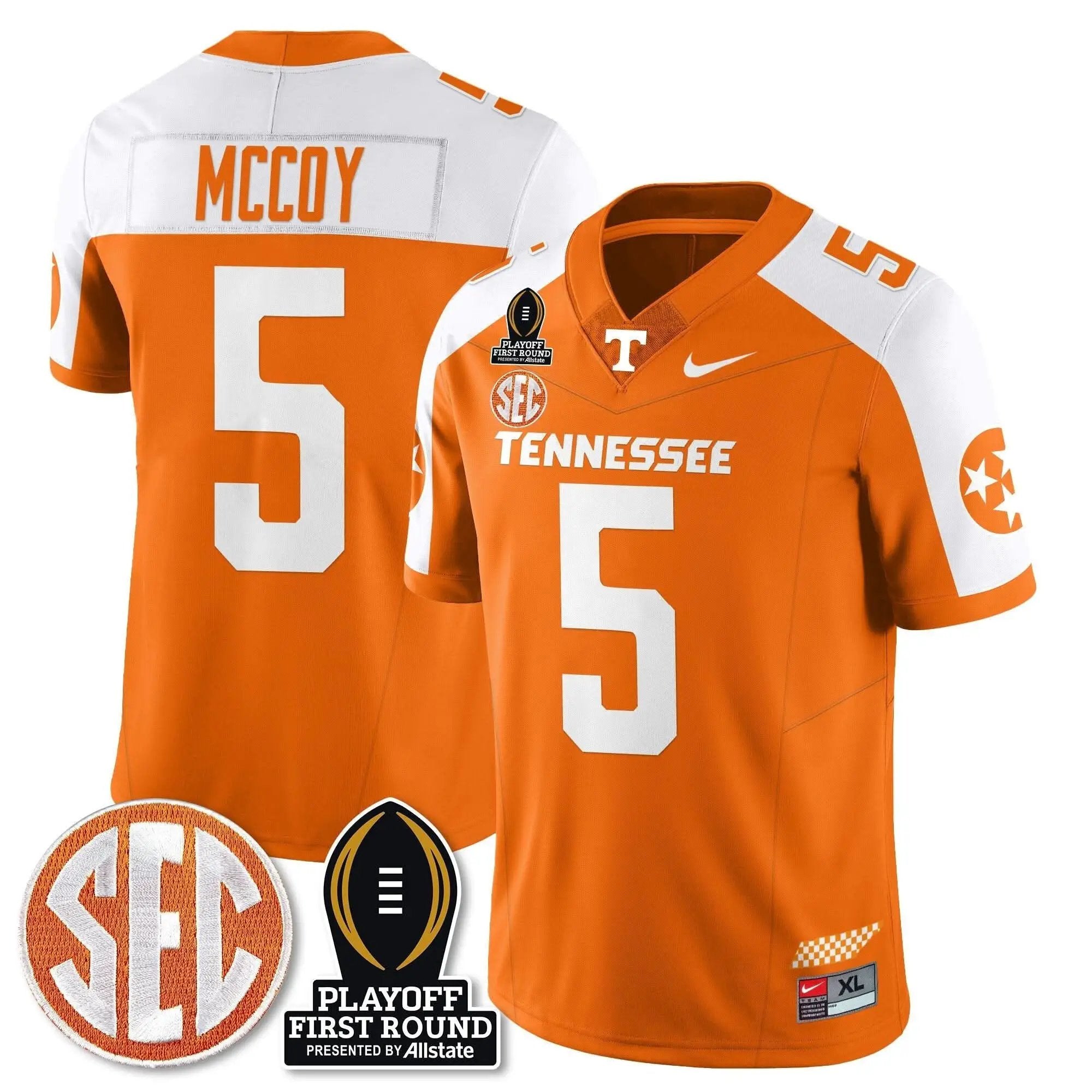 TV Football Jersey - Playoff First Round Patch by Tennessee Volunteers