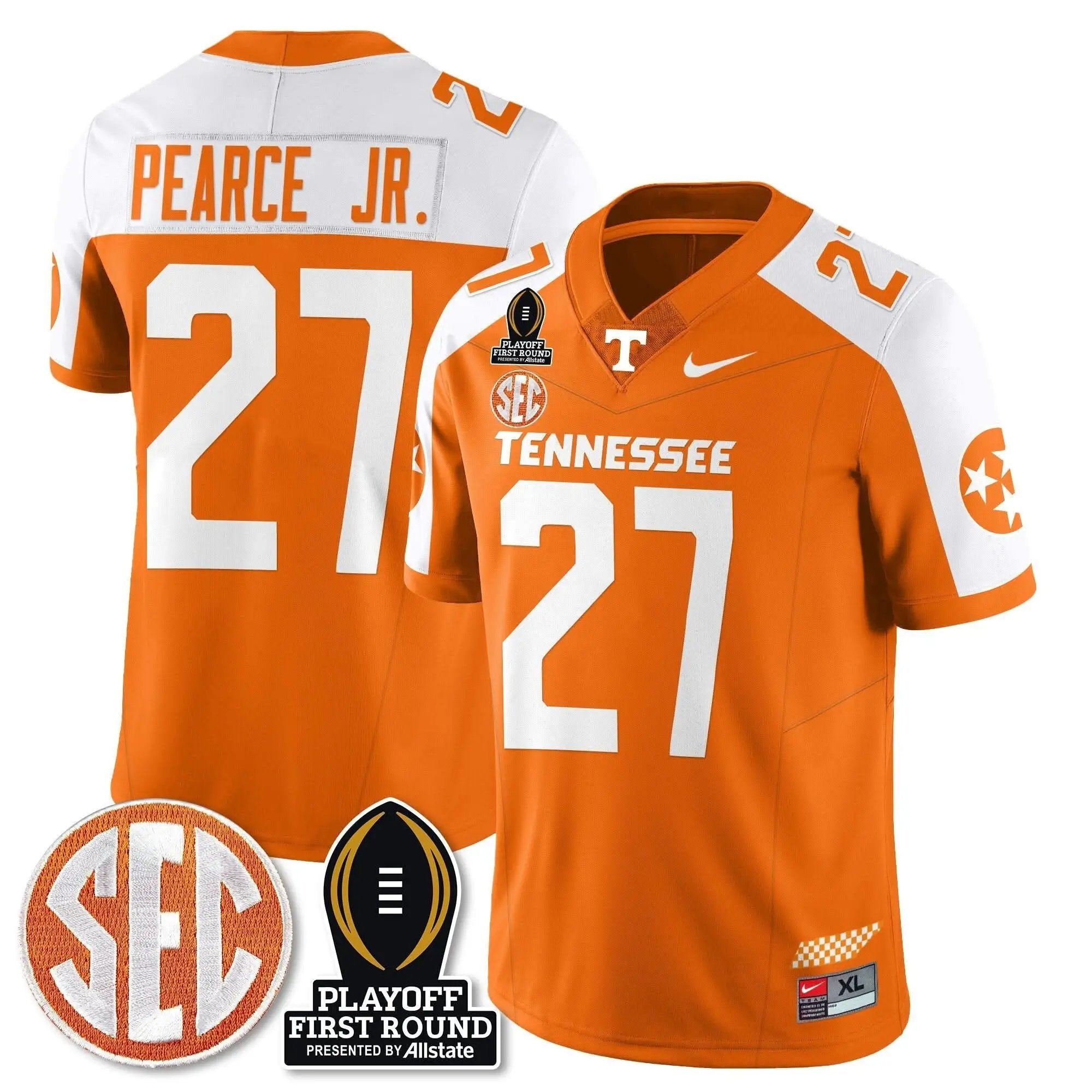 TV Football Jersey - Playoff First Round Patch by Tennessee Volunteers