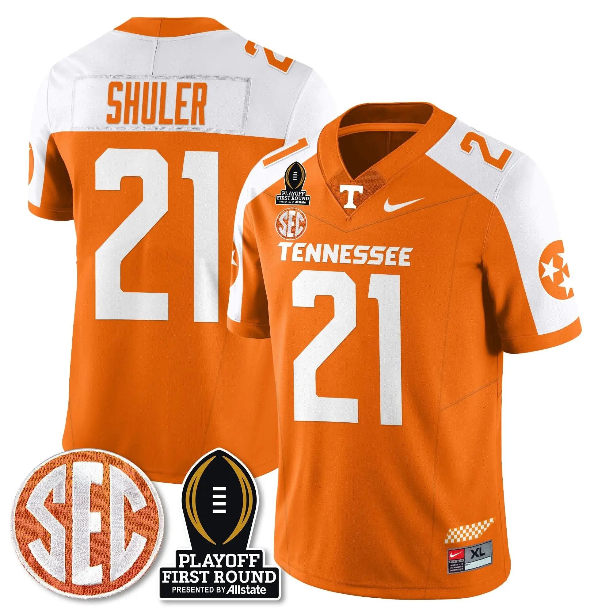 TV Football Jersey - Playoff First Round Patch by Tennessee Volunteers