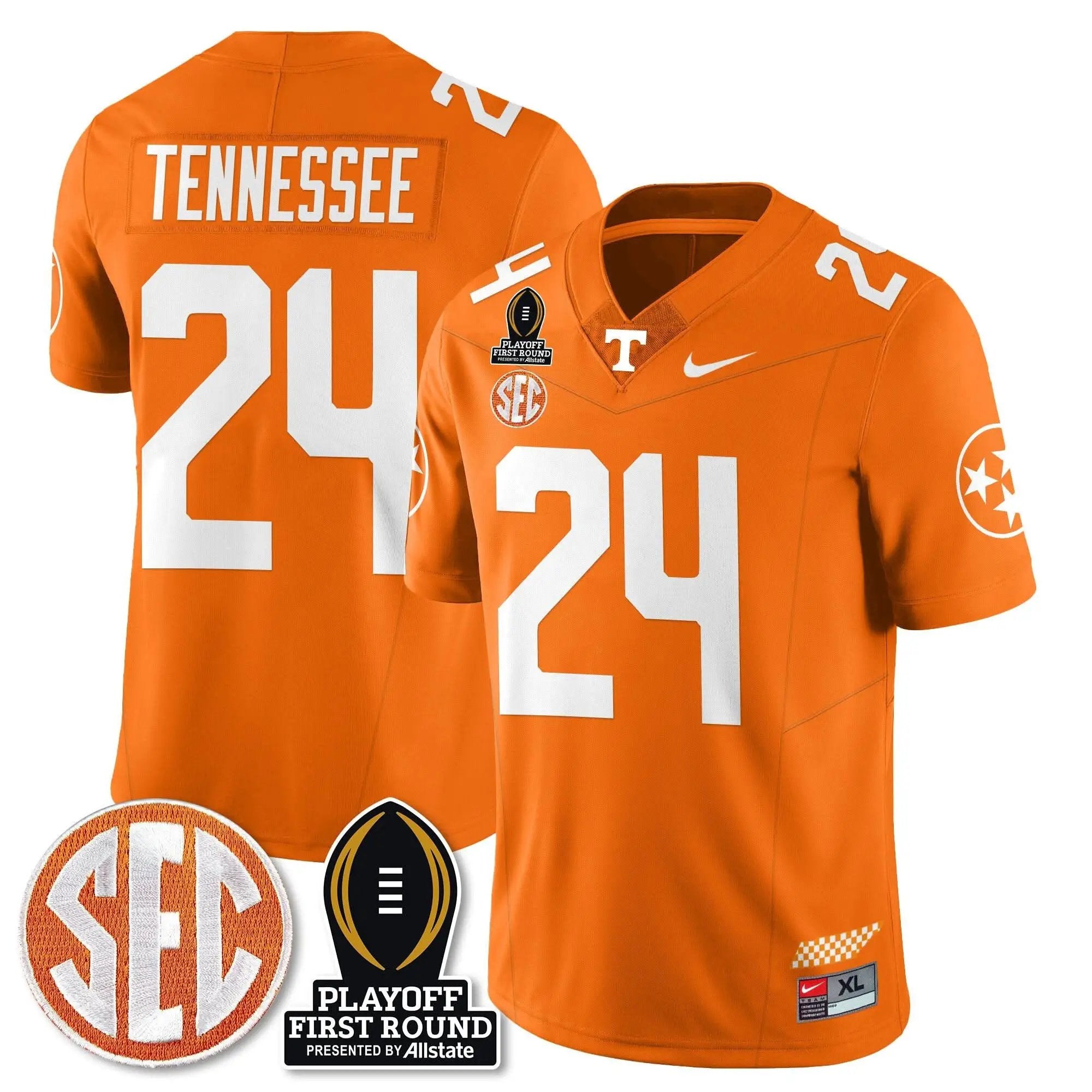 TV Football Jersey - Playoff First Round Patch by Tennessee Volunteers