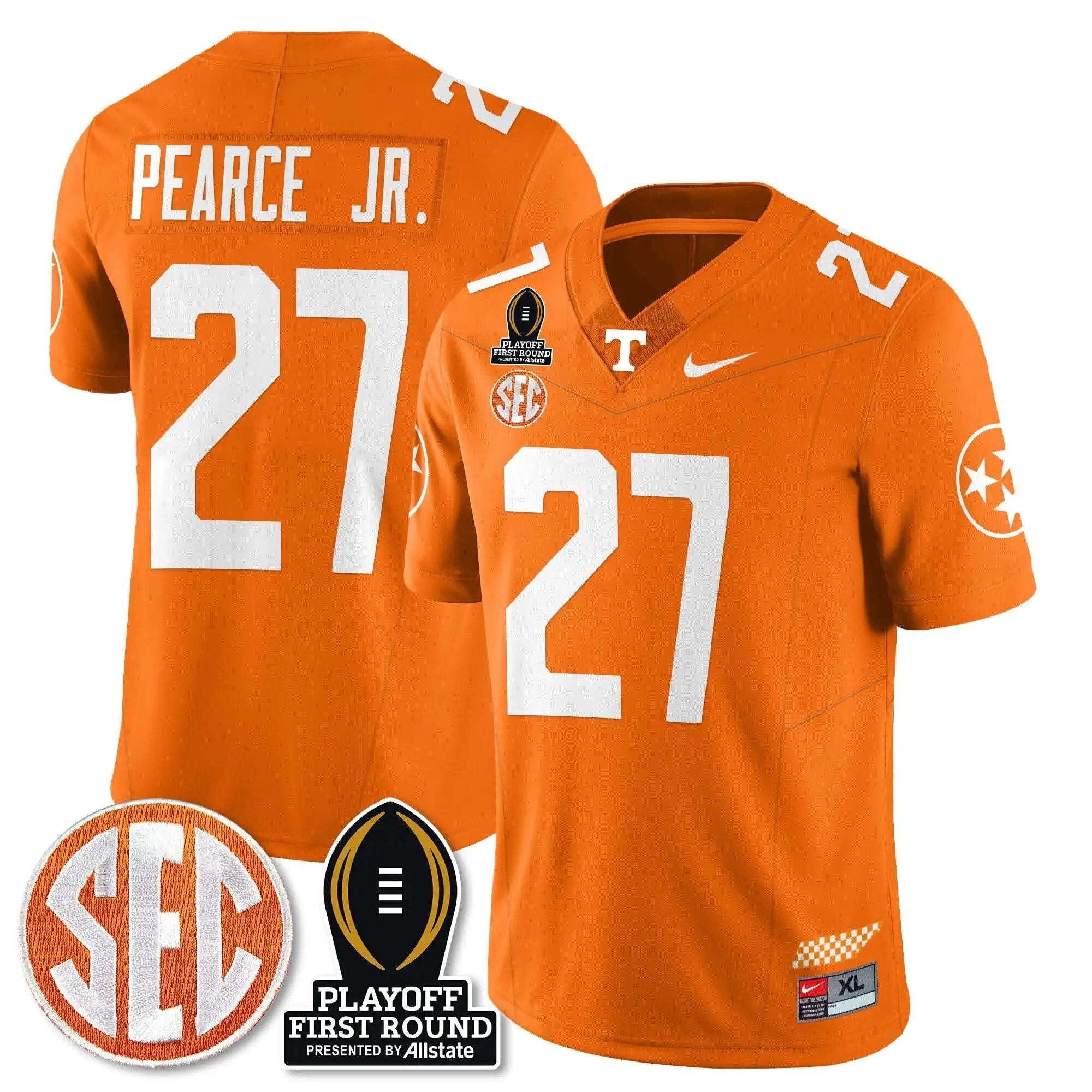 TV Football Jersey - Playoff First Round Patch by Tennessee Volunteers