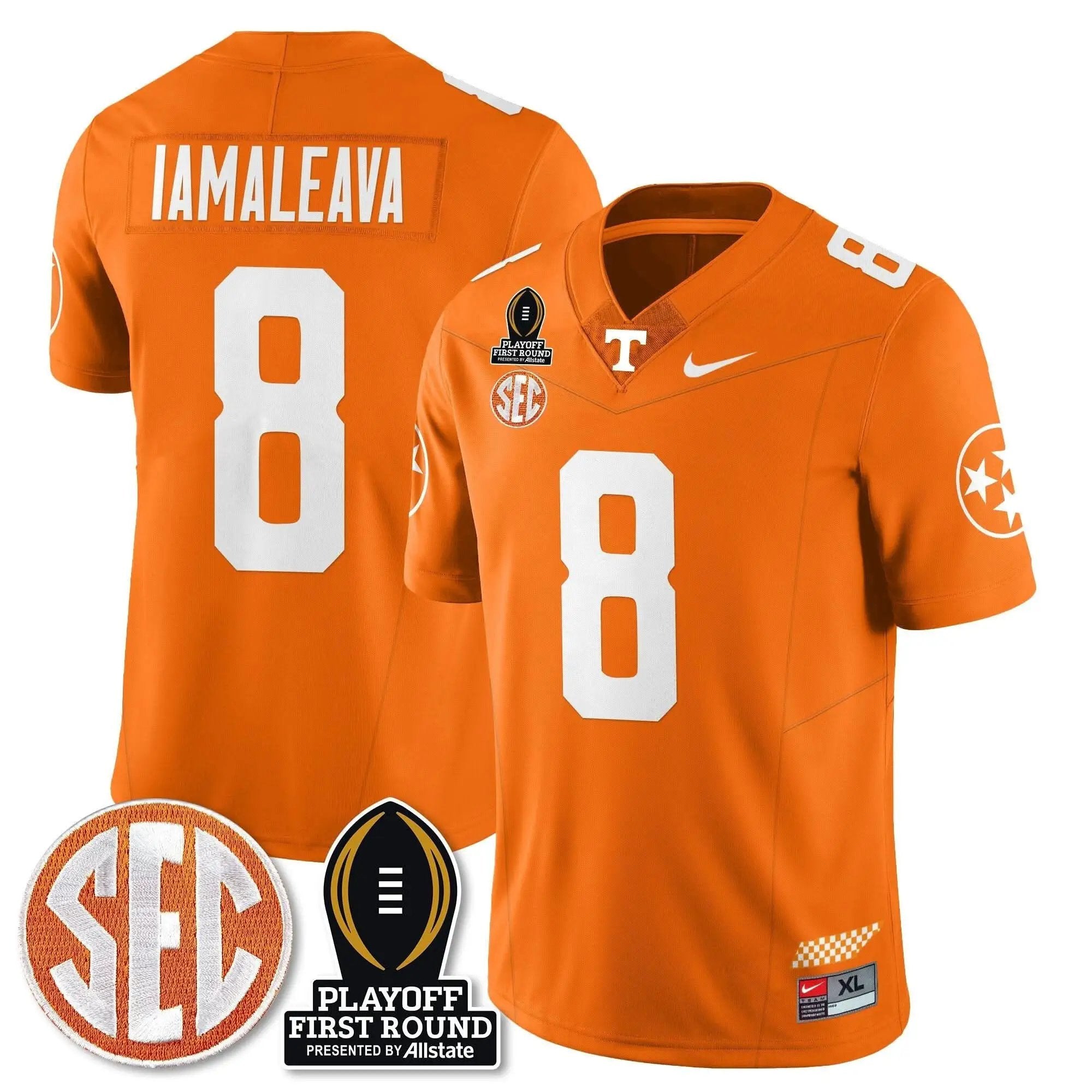 TV Football Jersey - Playoff First Round Patch by Tennessee Volunteers