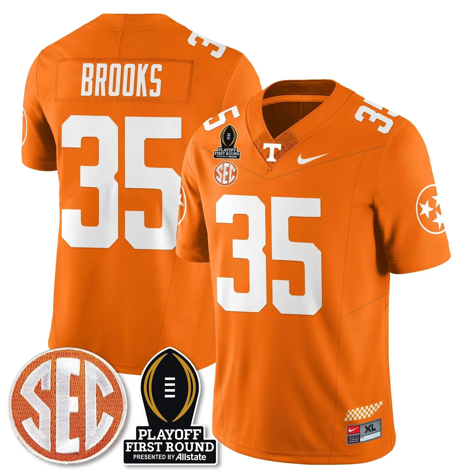 TV Football Jersey - Playoff First Round Patch by Tennessee Volunteers