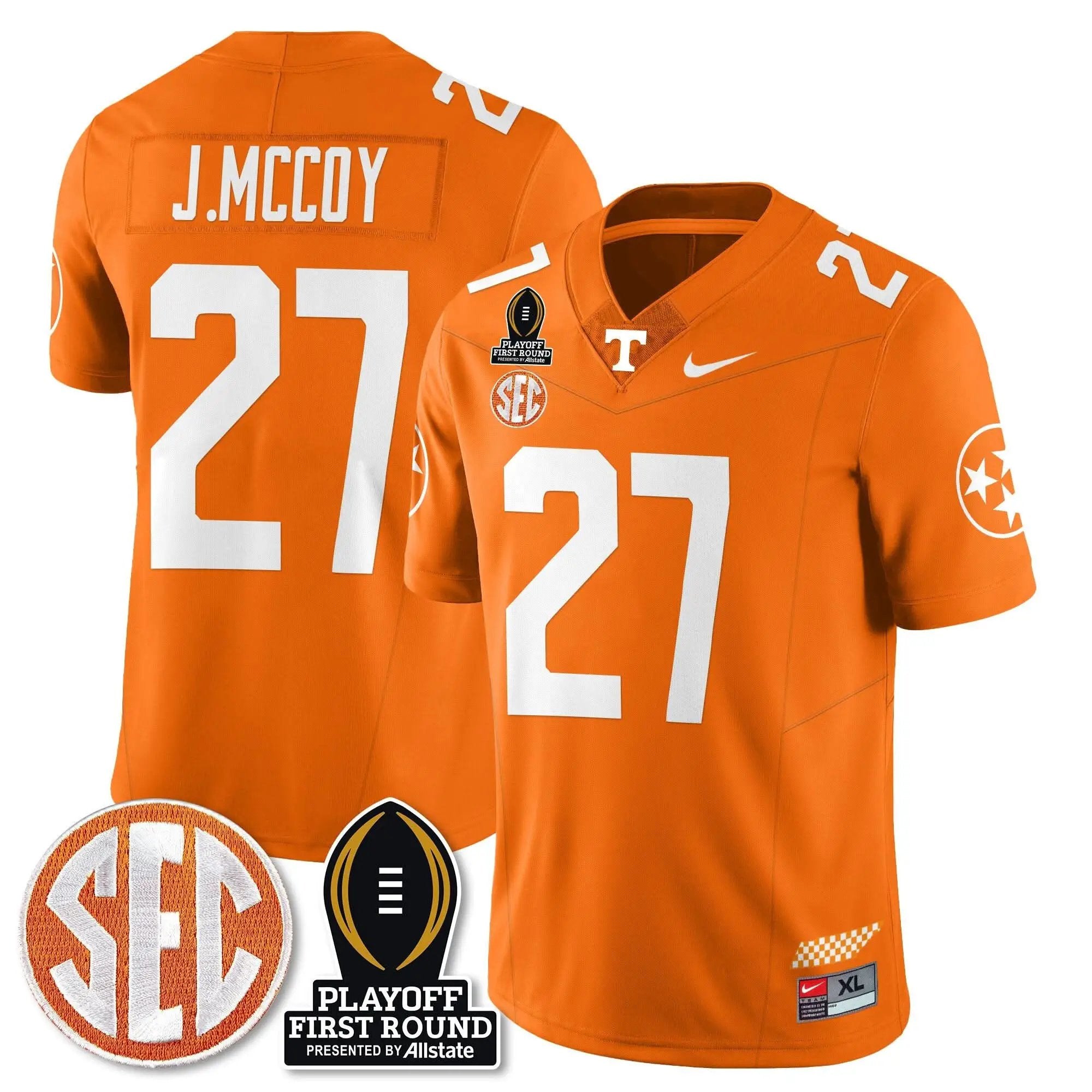 TV Football Jersey - Playoff First Round Patch by Tennessee Volunteers