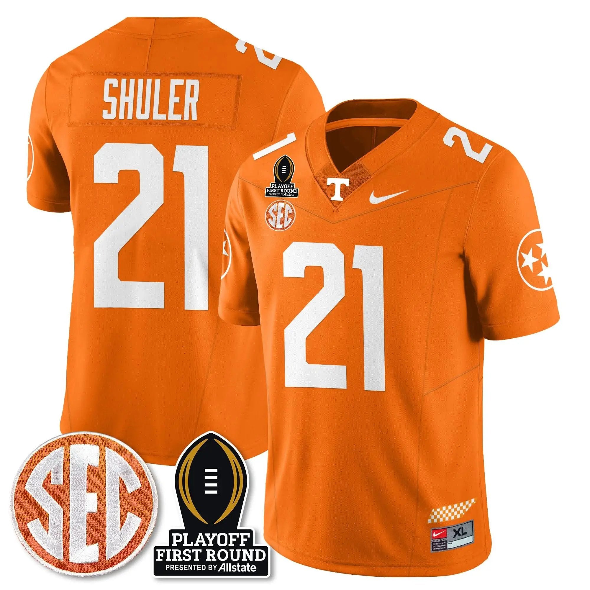 TV Football Jersey - Playoff First Round Patch by Tennessee Volunteers