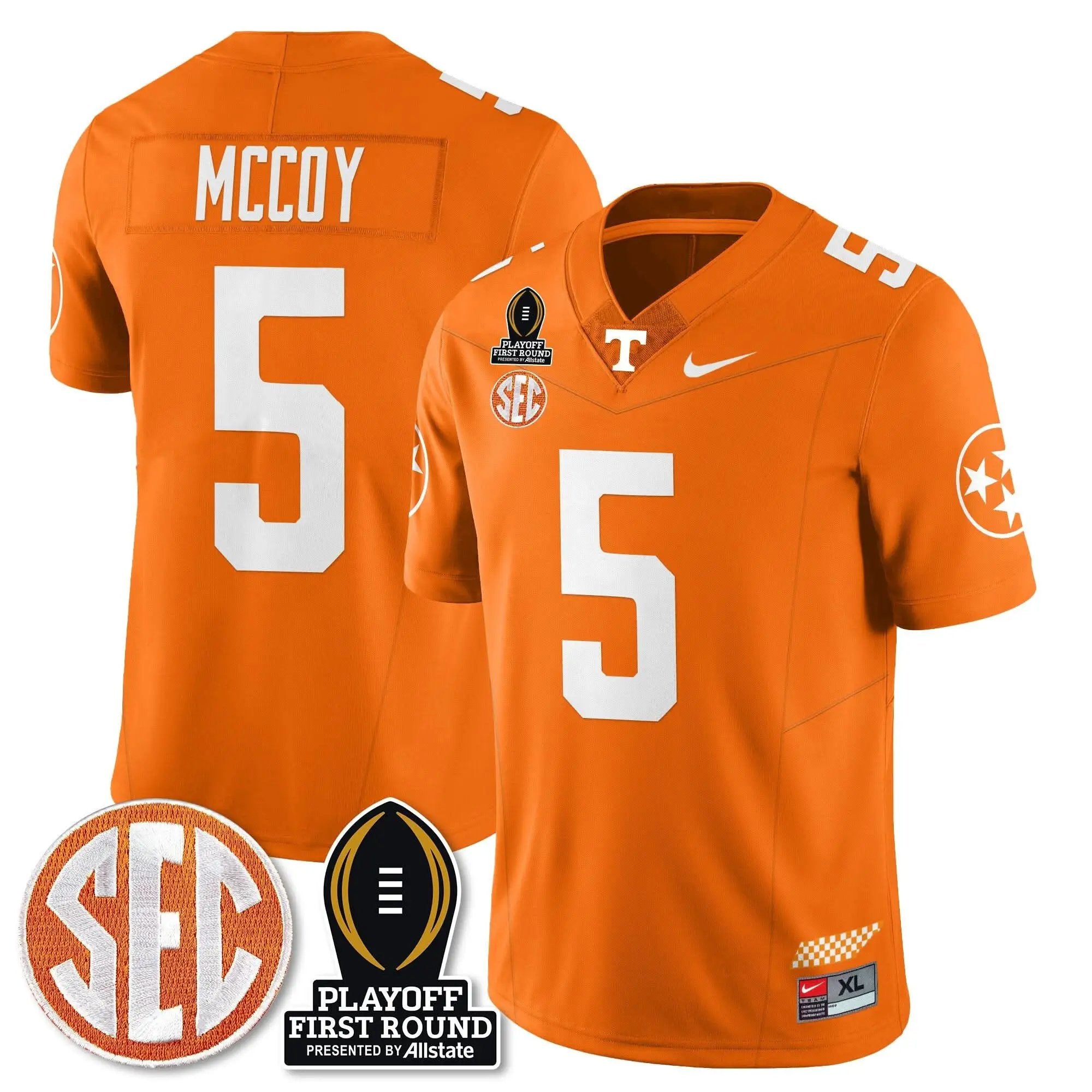 TV Football Jersey - Playoff First Round Patch by Tennessee Volunteers