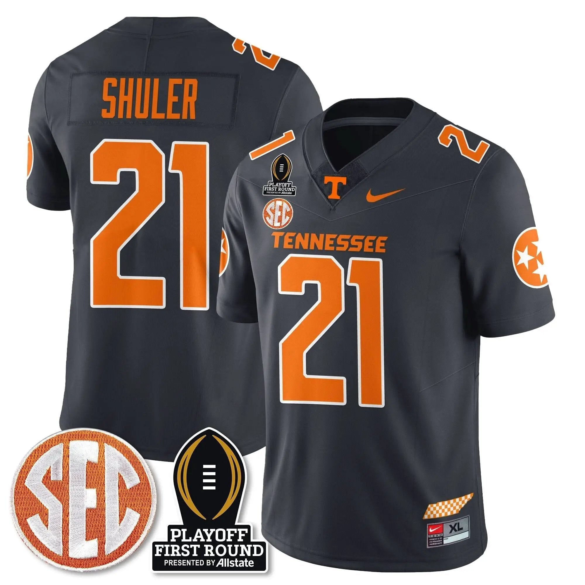TV Football Jersey - Playoff First Round Patch by Tennessee Volunteers