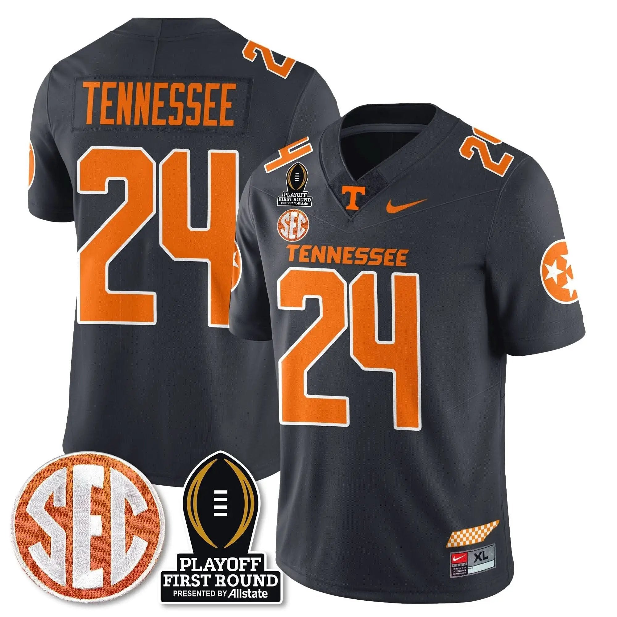 TV Football Jersey - Playoff First Round Patch by Tennessee Volunteers