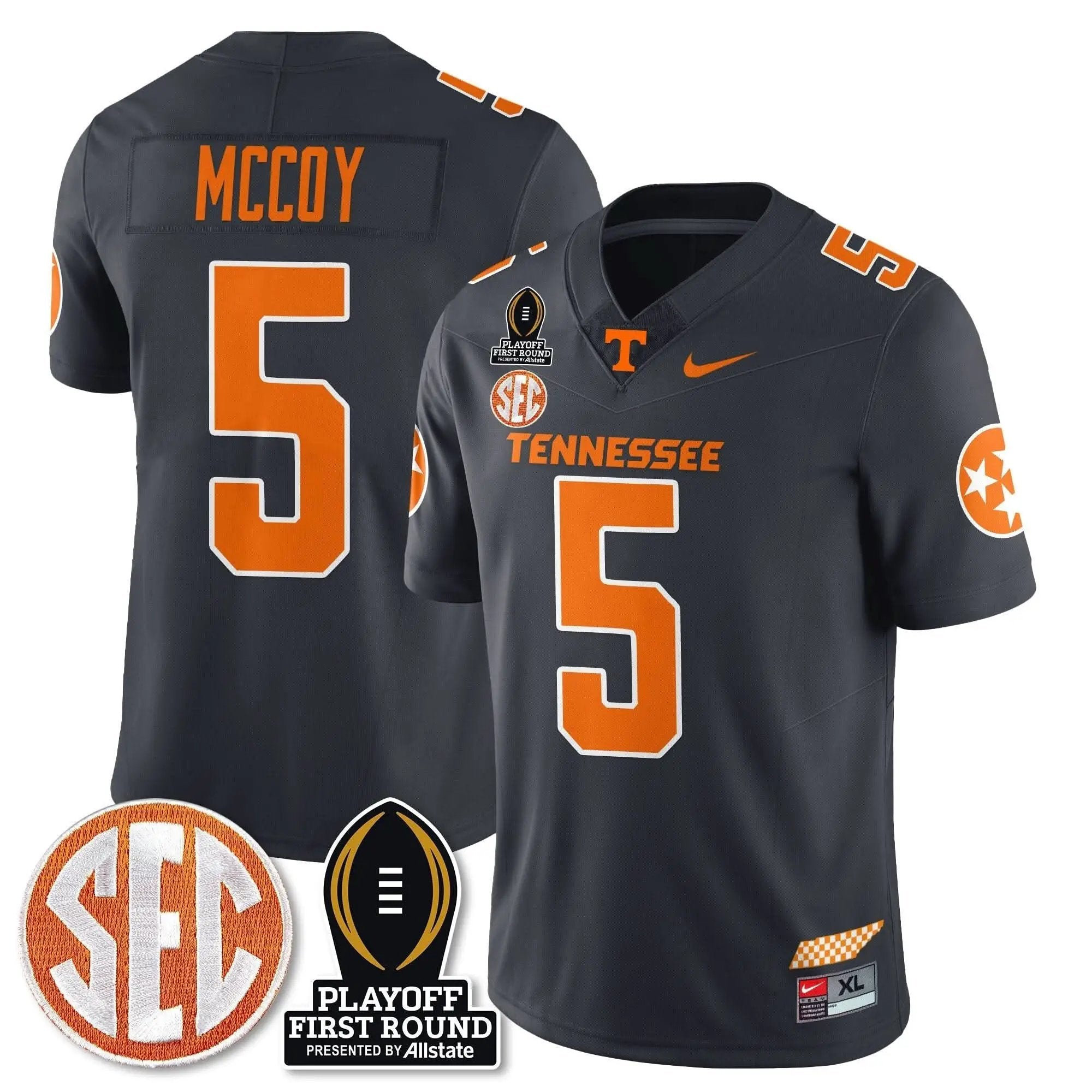 TV Football Jersey - Playoff First Round Patch by Tennessee Volunteers