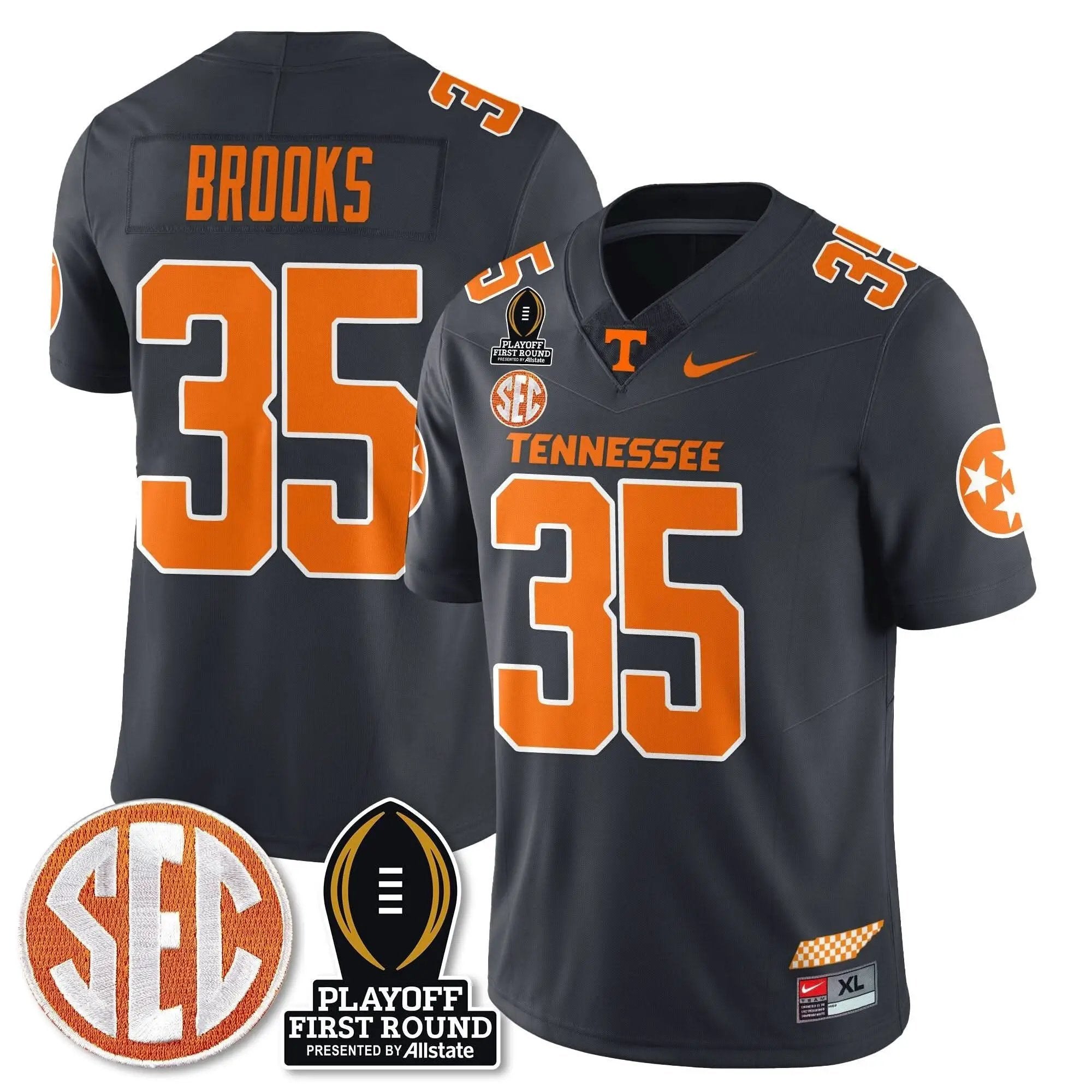 TV Football Jersey - Playoff First Round Patch by Tennessee Volunteers