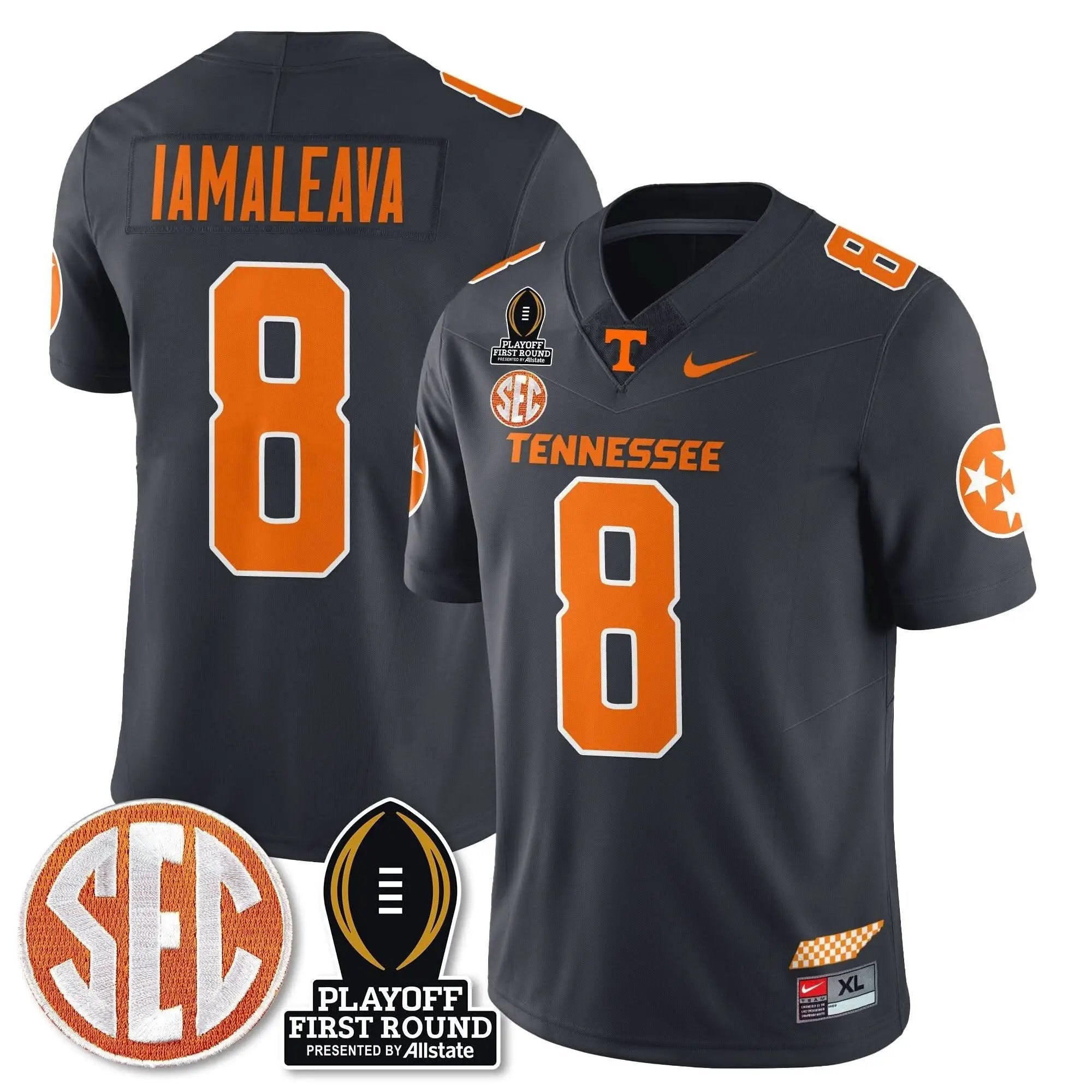 TV Football Jersey - Playoff First Round Patch by Tennessee Volunteers