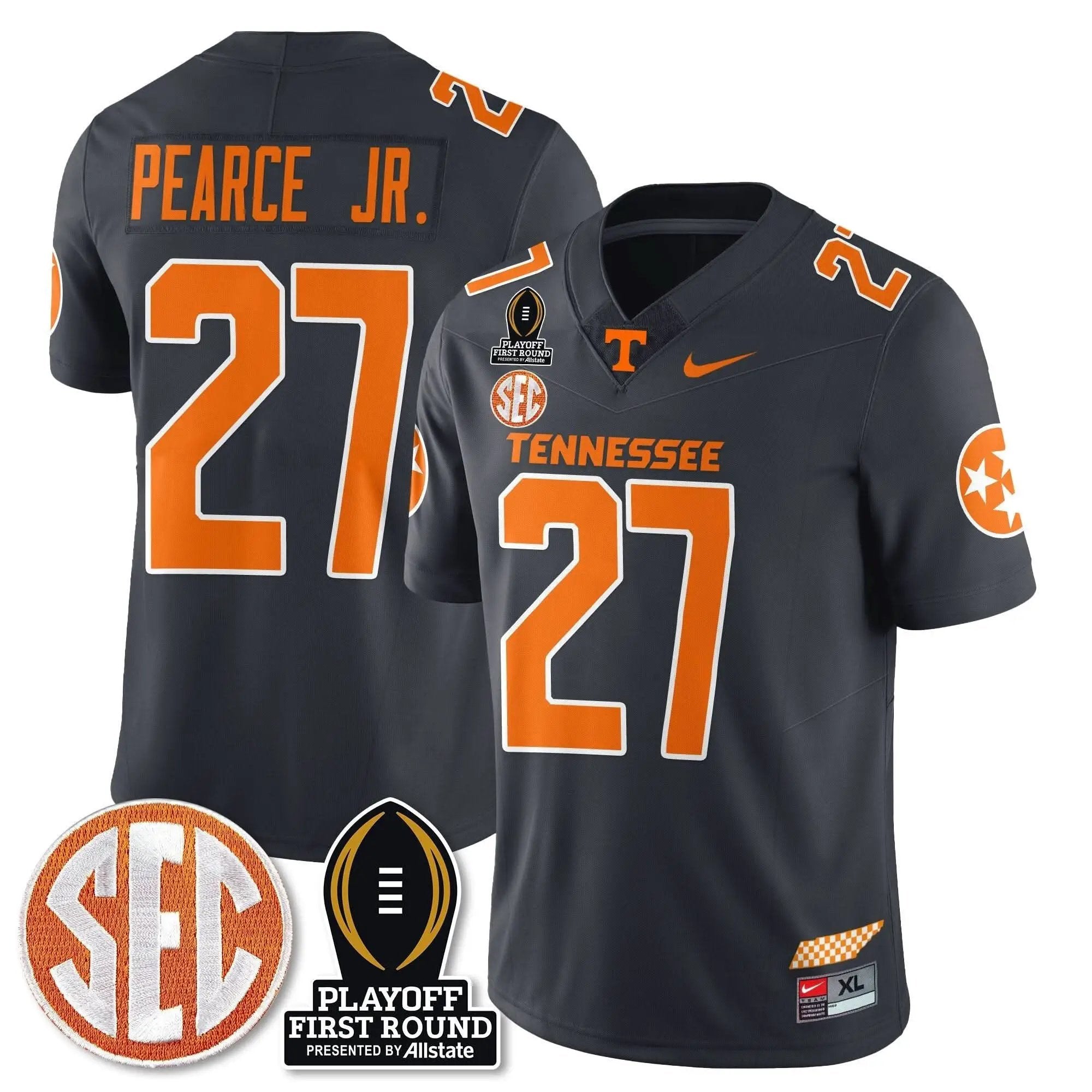 TV Football Jersey - Playoff First Round Patch by Tennessee Volunteers