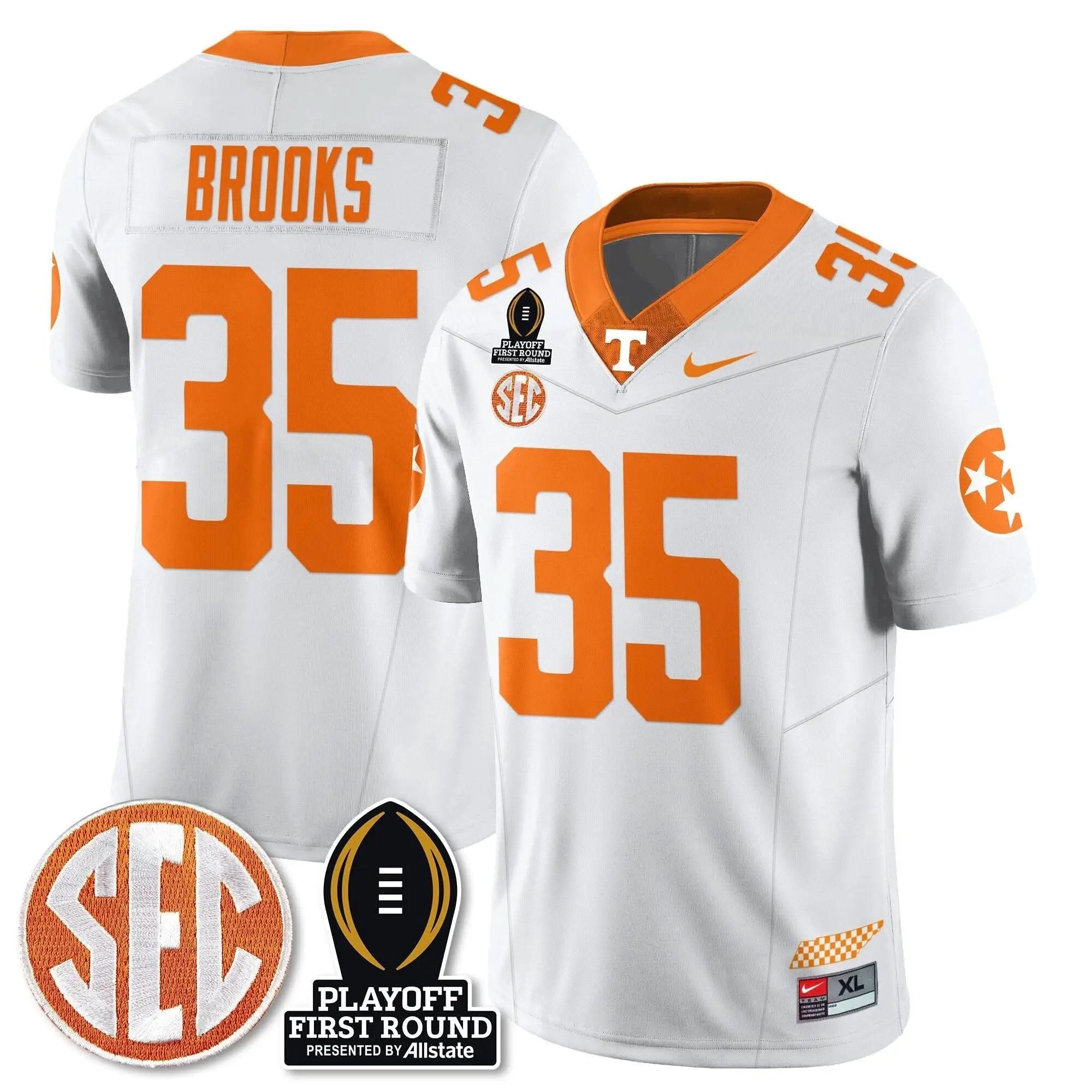 TV Football Jersey - Playoff First Round Patch by Tennessee Volunteers