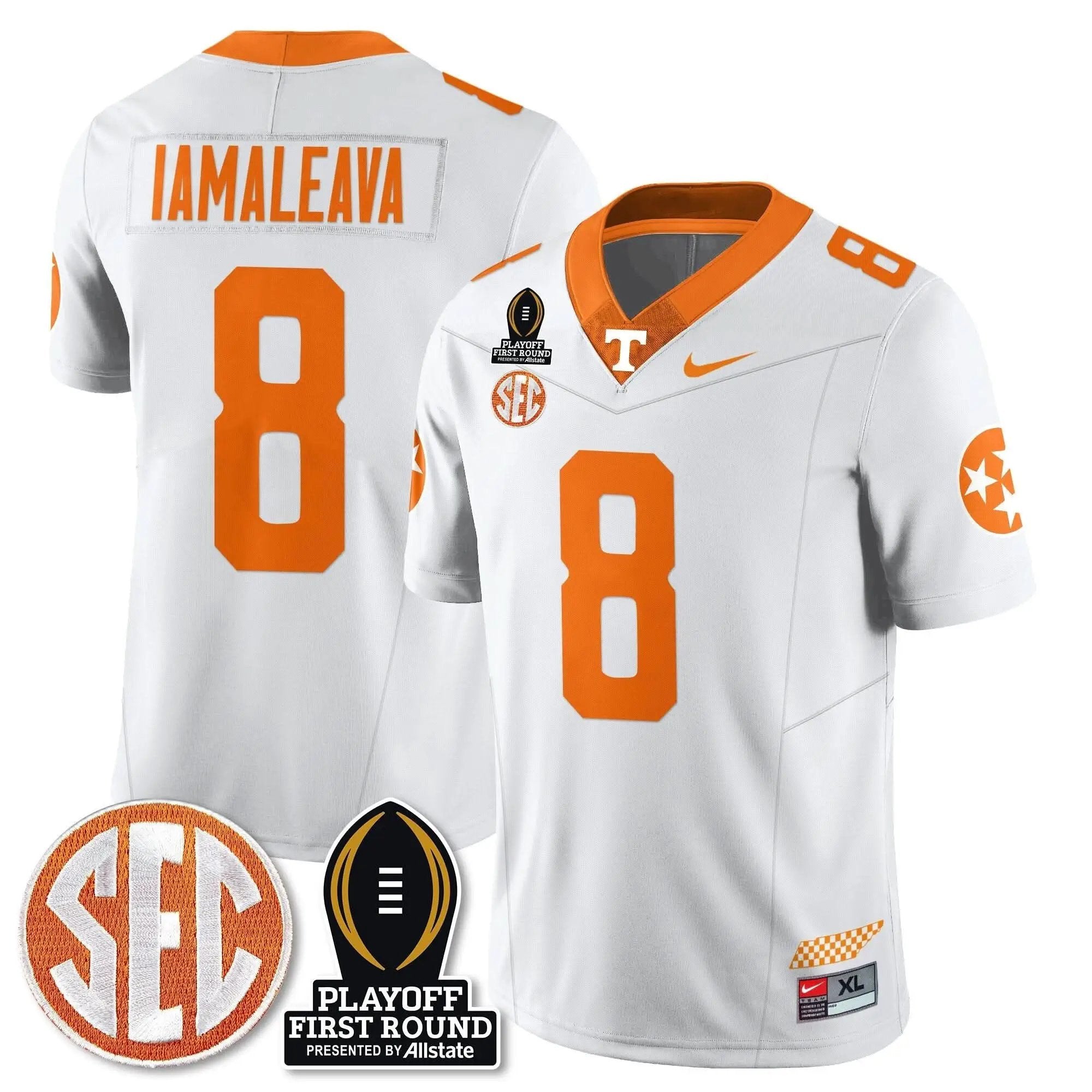 TV Football Jersey - Playoff First Round Patch by Tennessee Volunteers