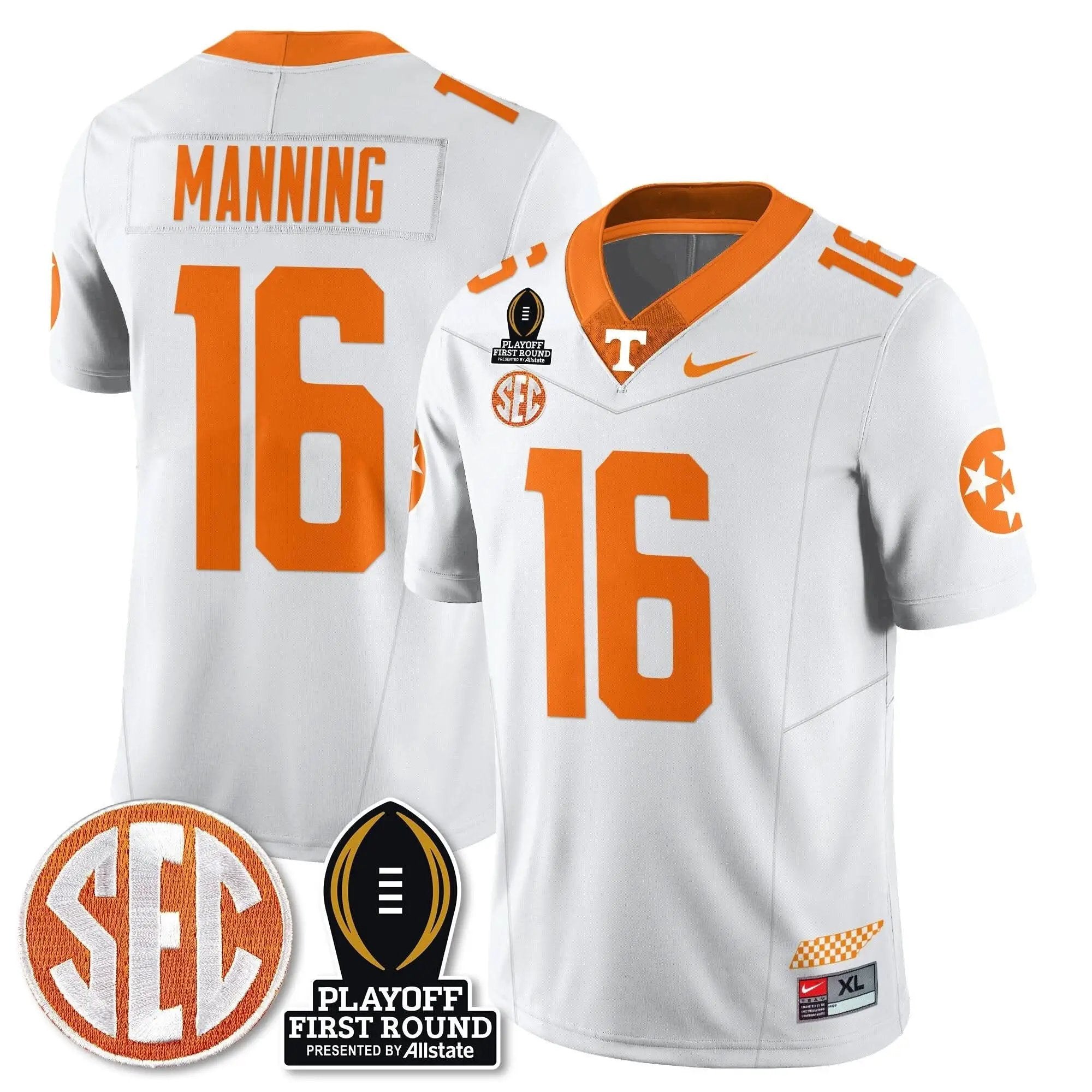 TV Football Jersey - Playoff First Round Patch by Tennessee Volunteers