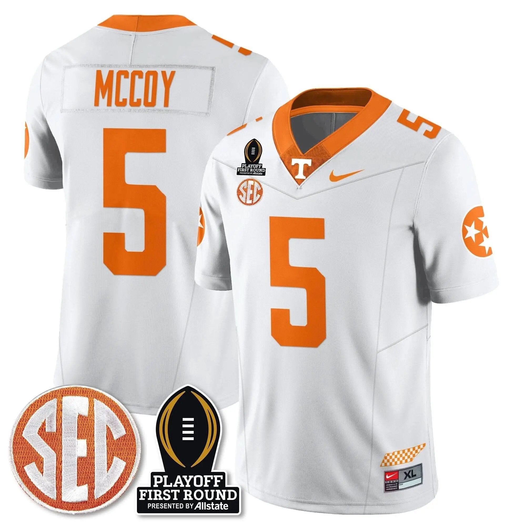 TV Football Jersey - Playoff First Round Patch by Tennessee Volunteers