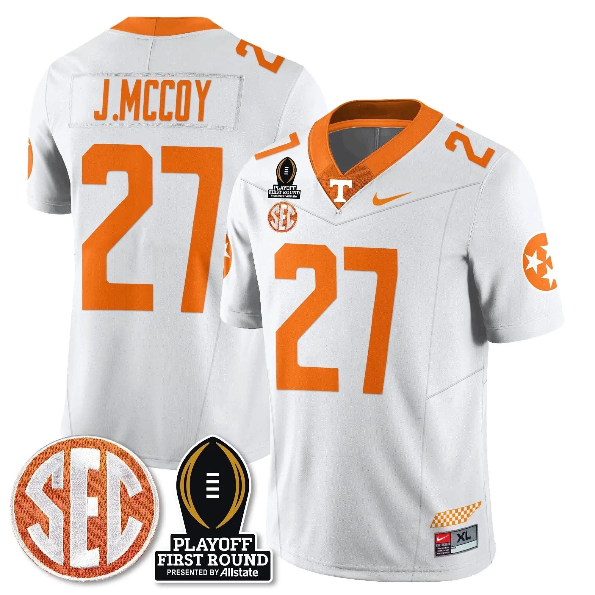 TV Football Jersey - Playoff First Round Patch by Tennessee Volunteers
