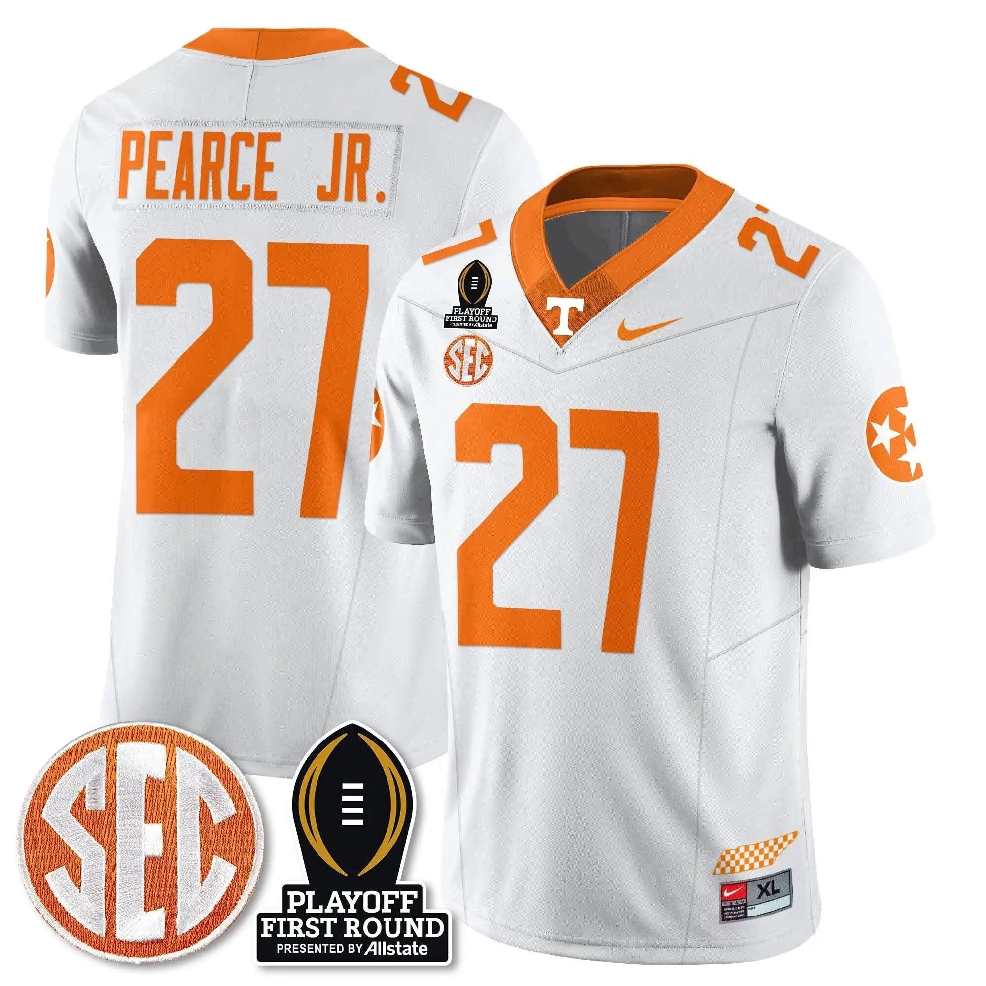 TV Football Jersey - Playoff First Round Patch by Tennessee Volunteers