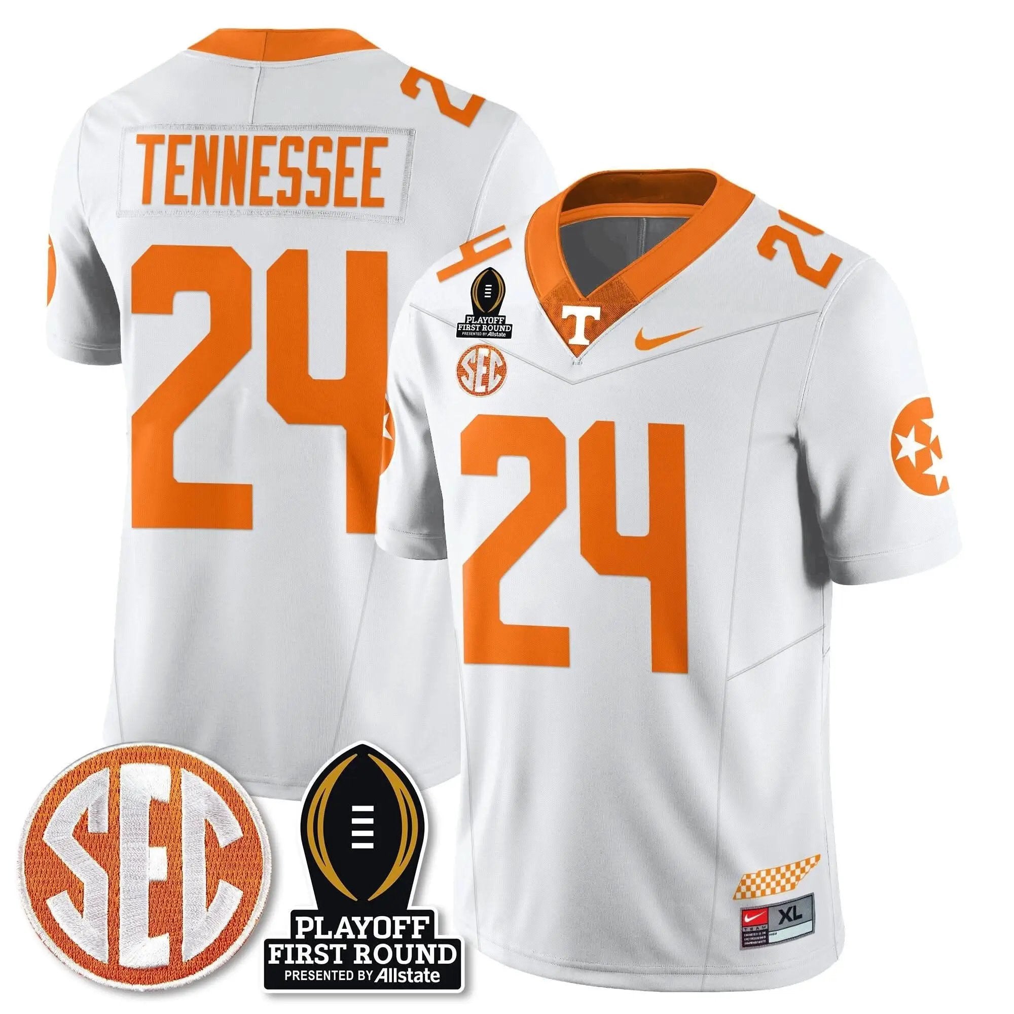 TV Football Jersey - Playoff First Round Patch by Tennessee Volunteers