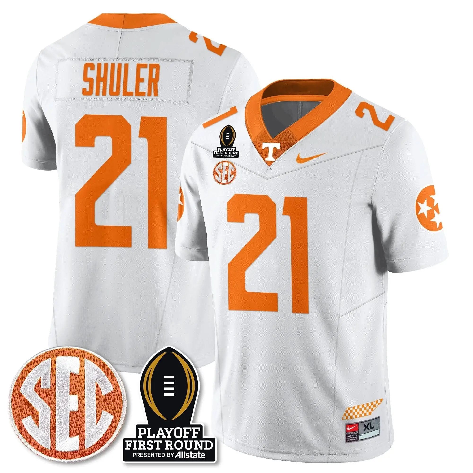 TV Football Jersey - Playoff First Round Patch by Tennessee Volunteers