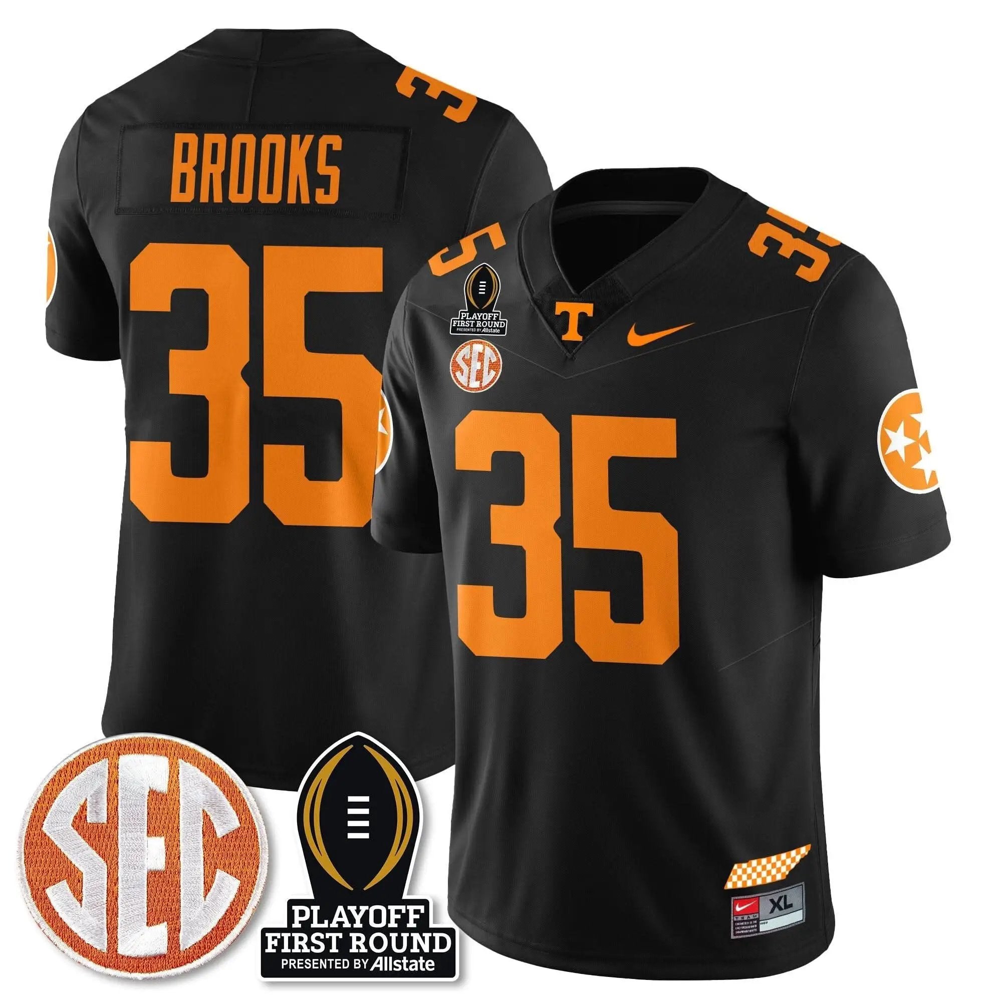 TV Football Jersey - Playoff First Round Patch by Tennessee Volunteers