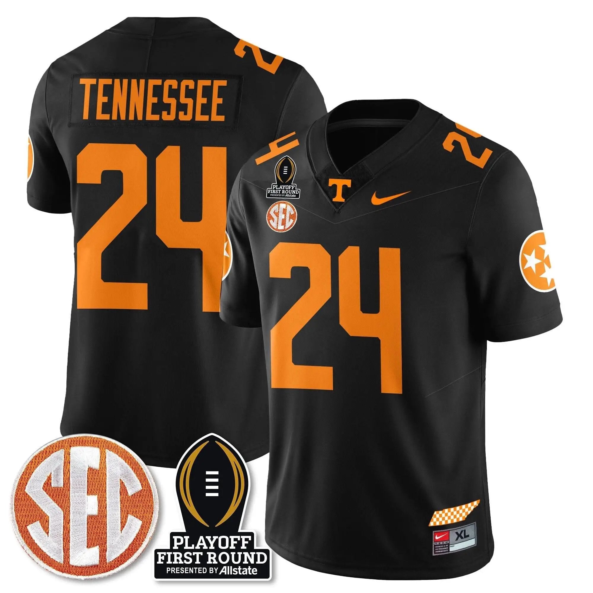 TV Football Jersey - Playoff First Round Patch by Tennessee Volunteers