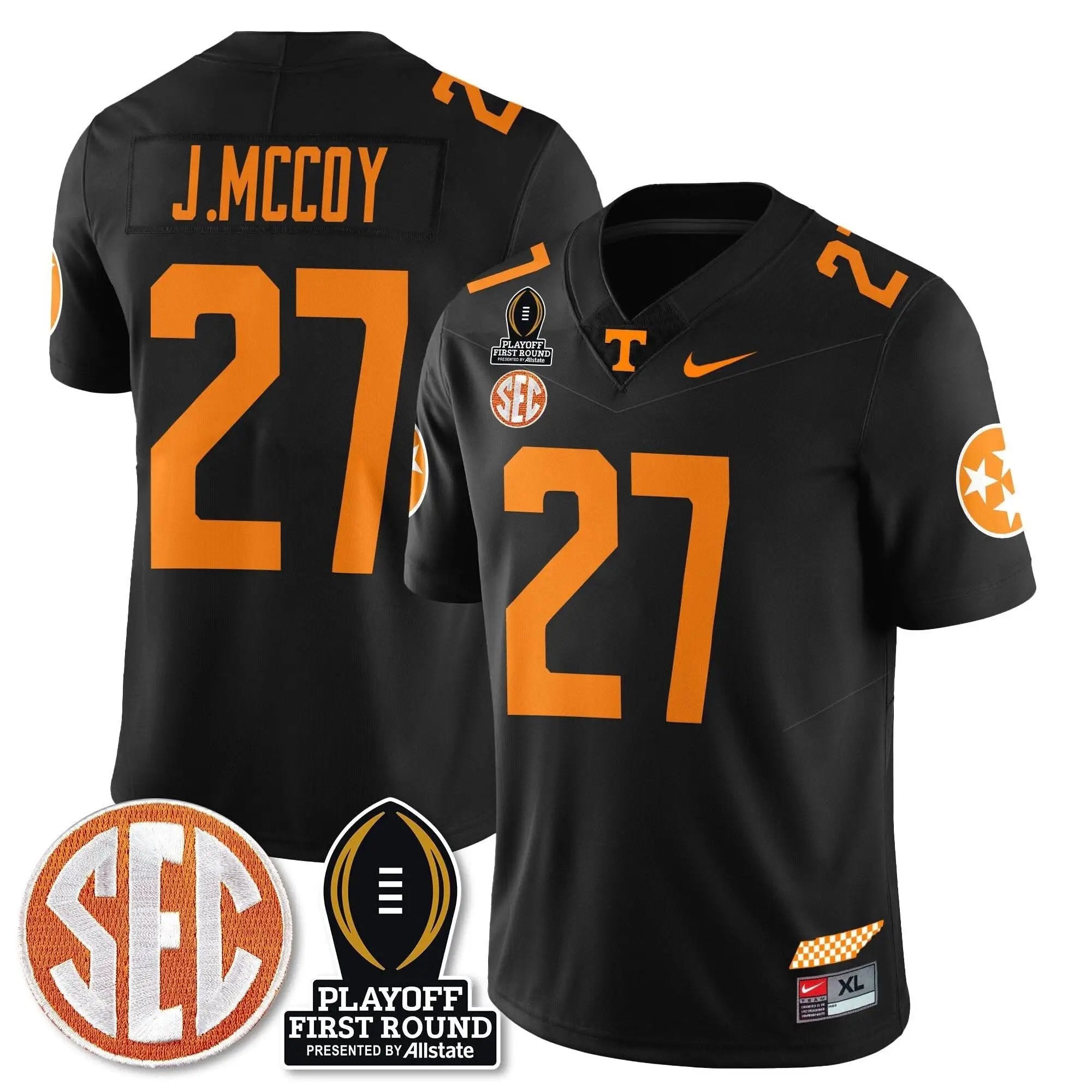 TV Football Jersey - Playoff First Round Patch by Tennessee Volunteers