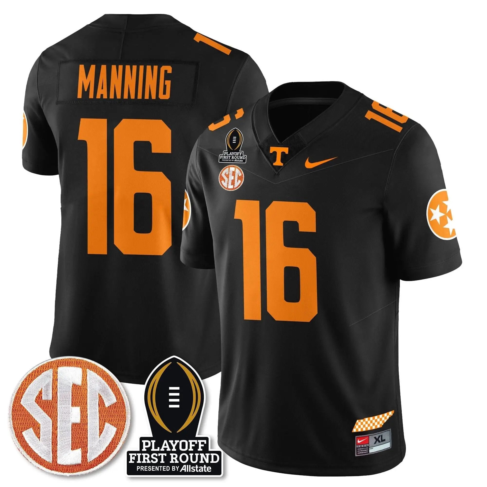 TV Football Jersey - Playoff First Round Patch by Tennessee Volunteers