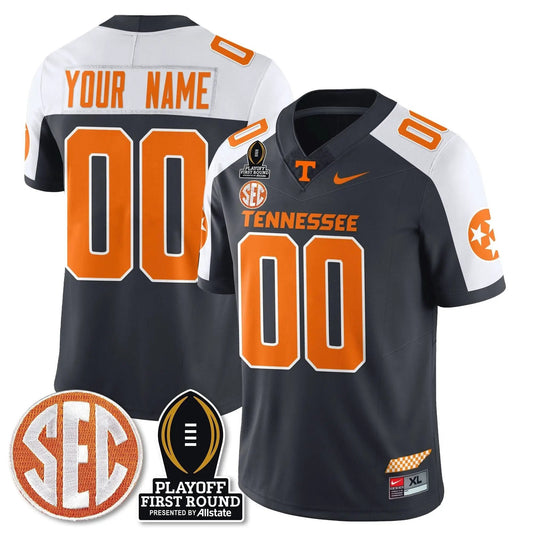 Custom TV Football Jersey - Playoff First Round Patch by Tennessee Volunteers