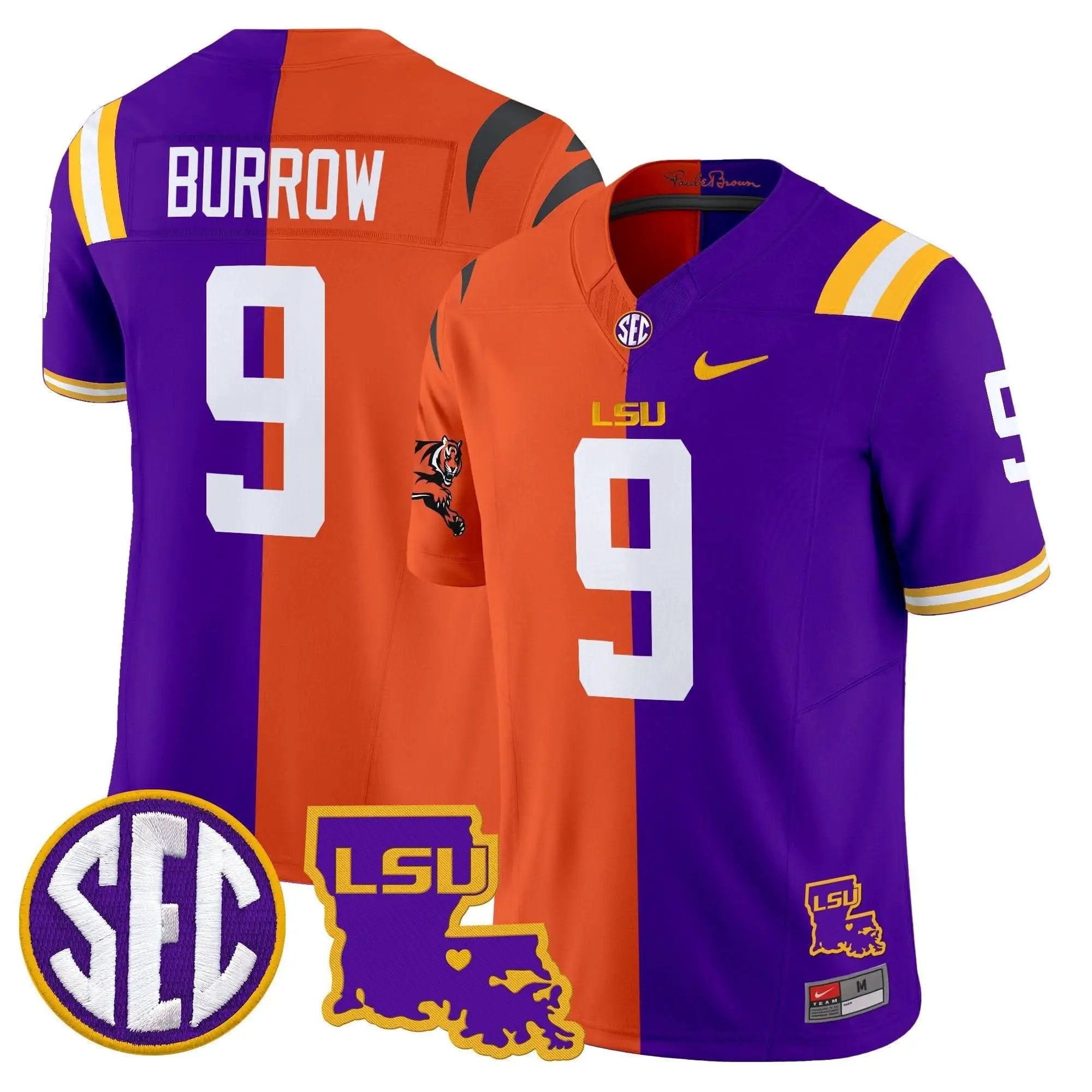 LSU Tiger Split Vapor Limited Jersey by LSU Tigers