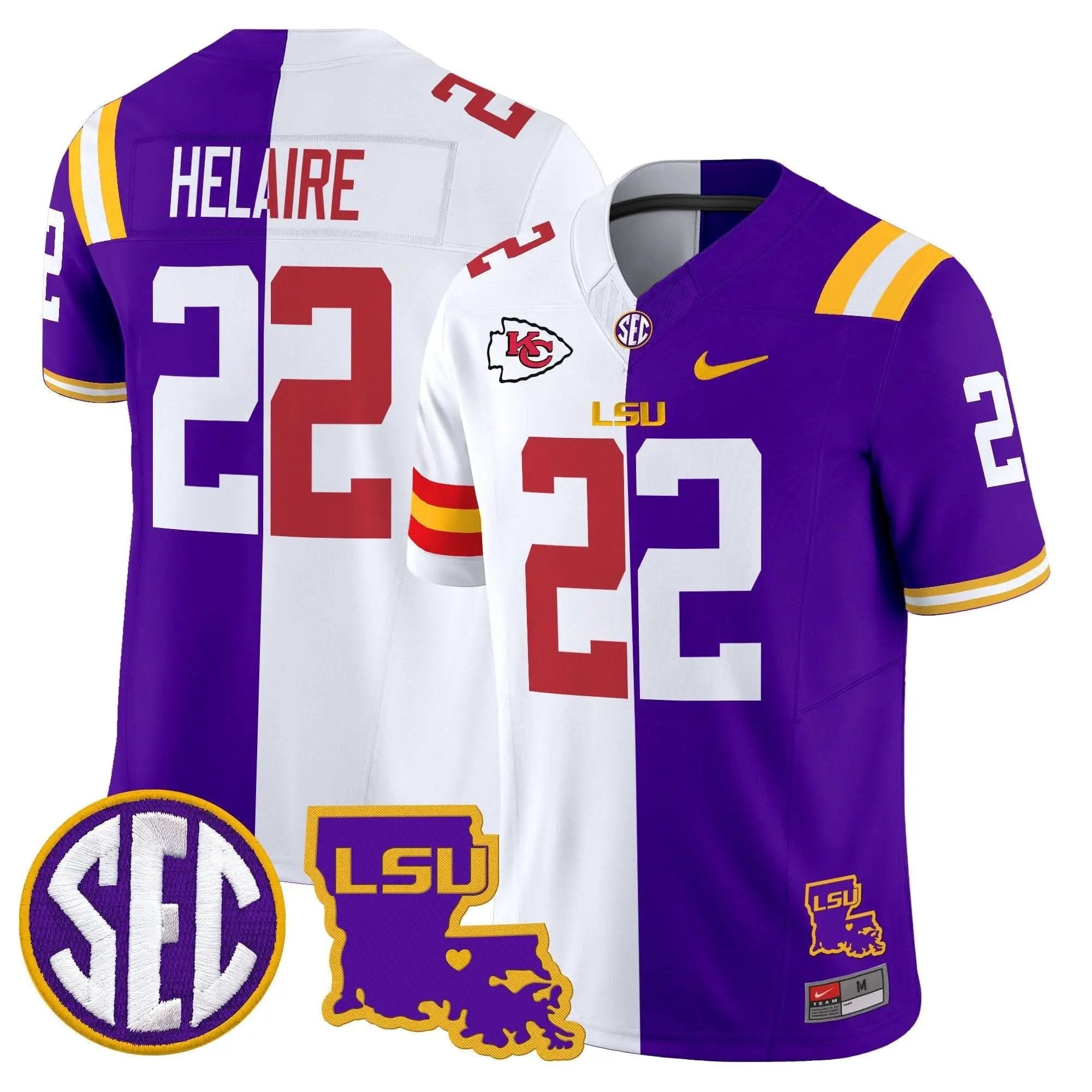 LSU Tiger Split Vapor Limited Jersey by LSU Tigers