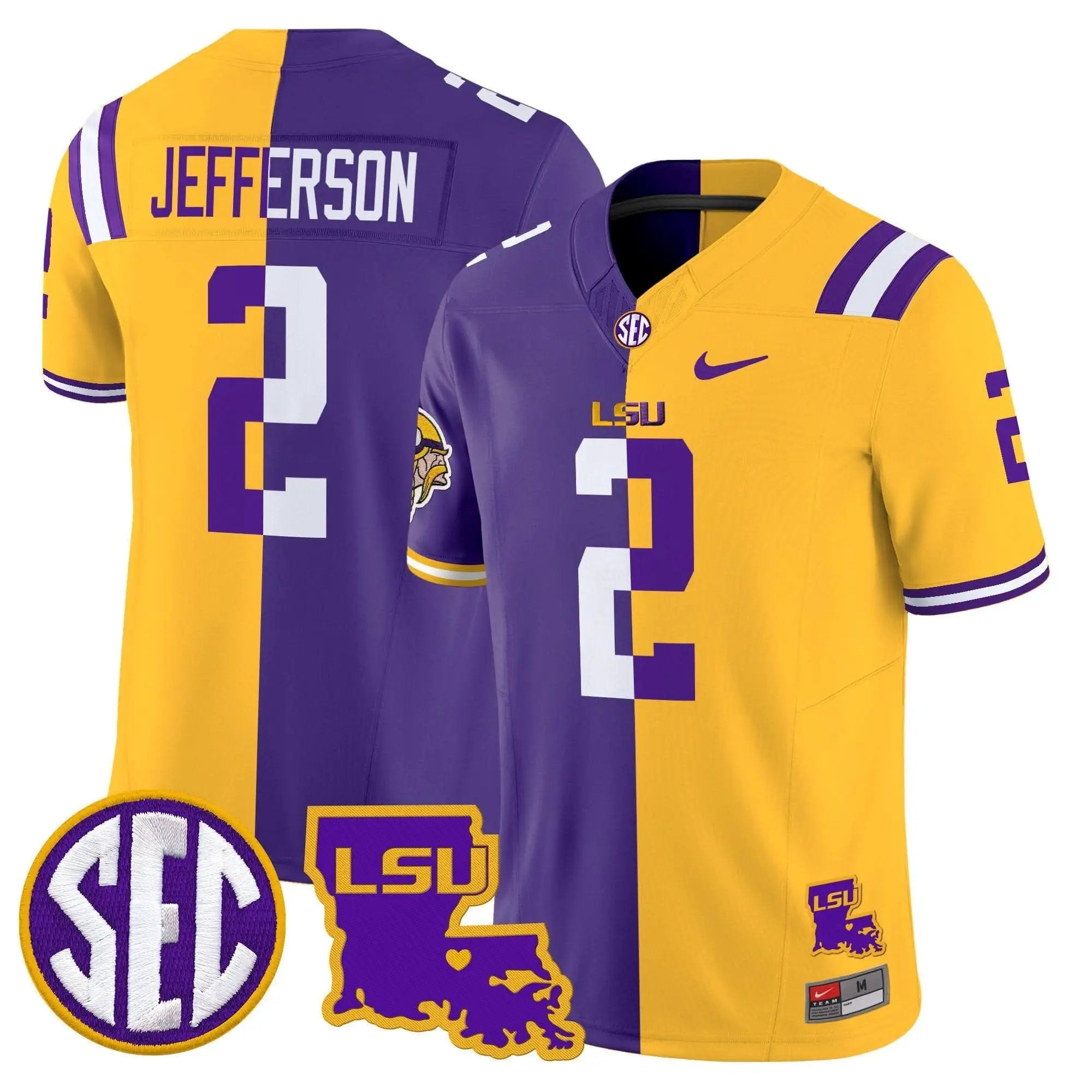 LSU Tiger Split Vapor Limited Jersey by LSU Tigers