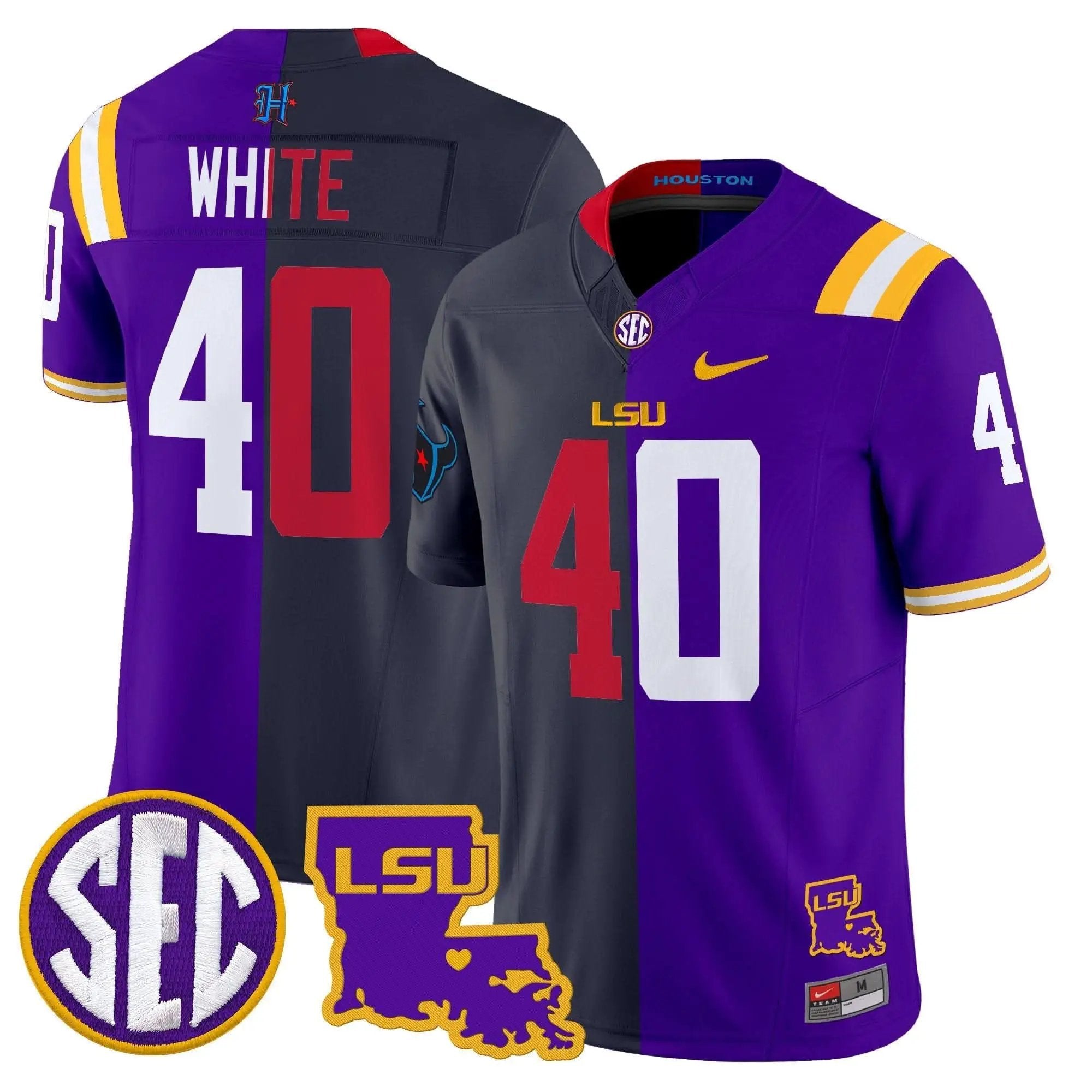 LSU Tiger Split Vapor Limited Jersey by LSU Tigers