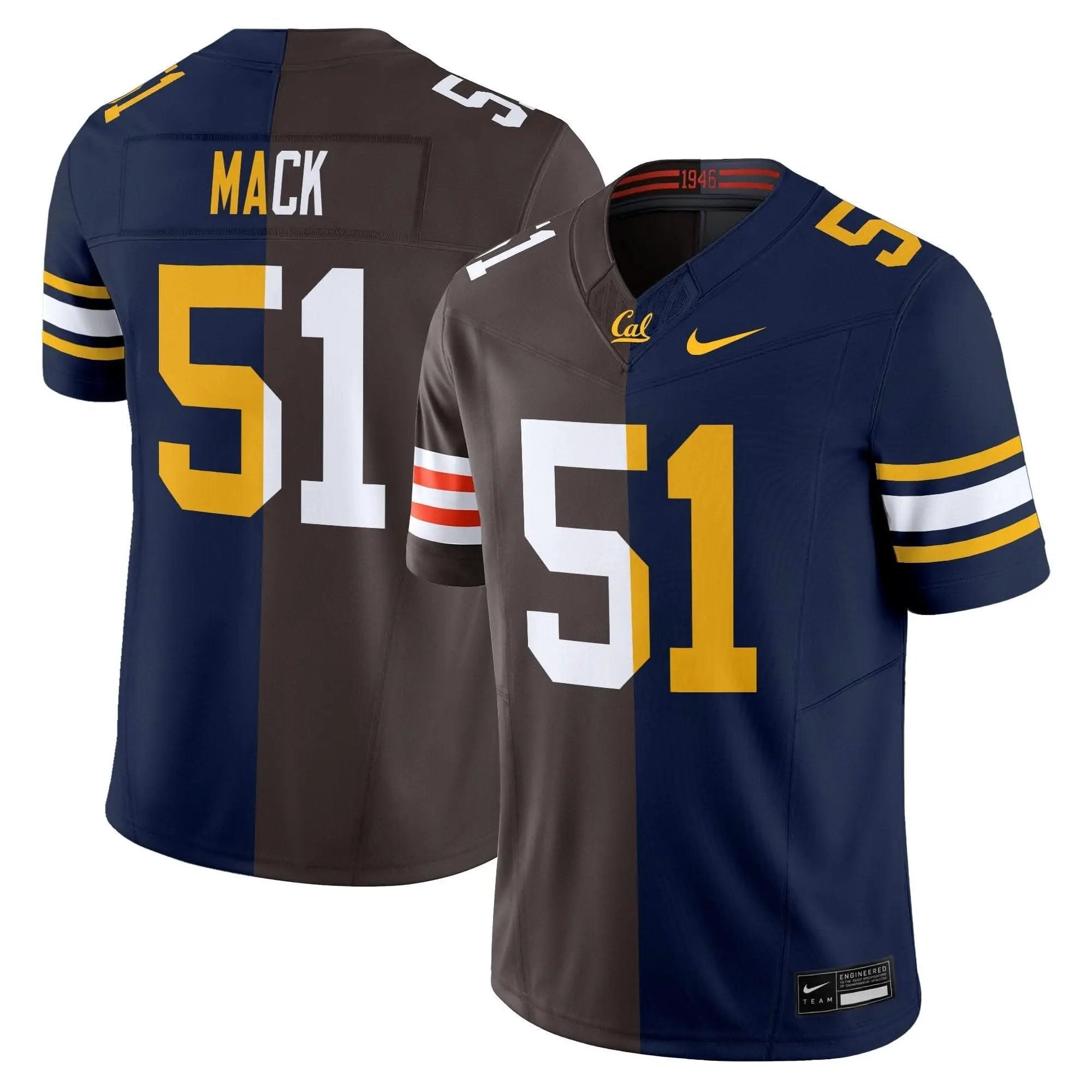 California Golden CHI Split Vapor Limited Jersey by California Golden Bears