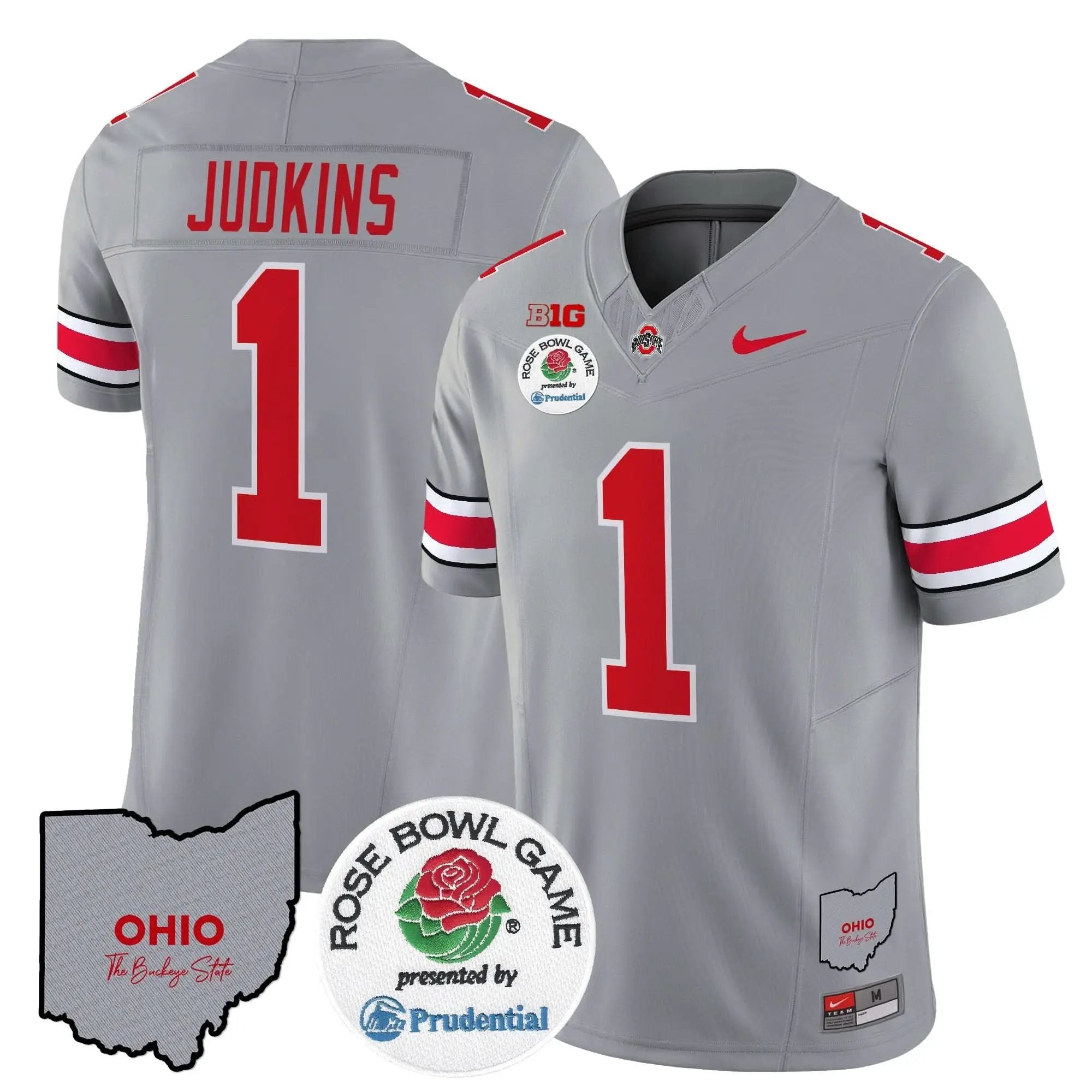 OSB Rose Bowl Vapor Limited Jersey V2 by Ohio State Buckeyes