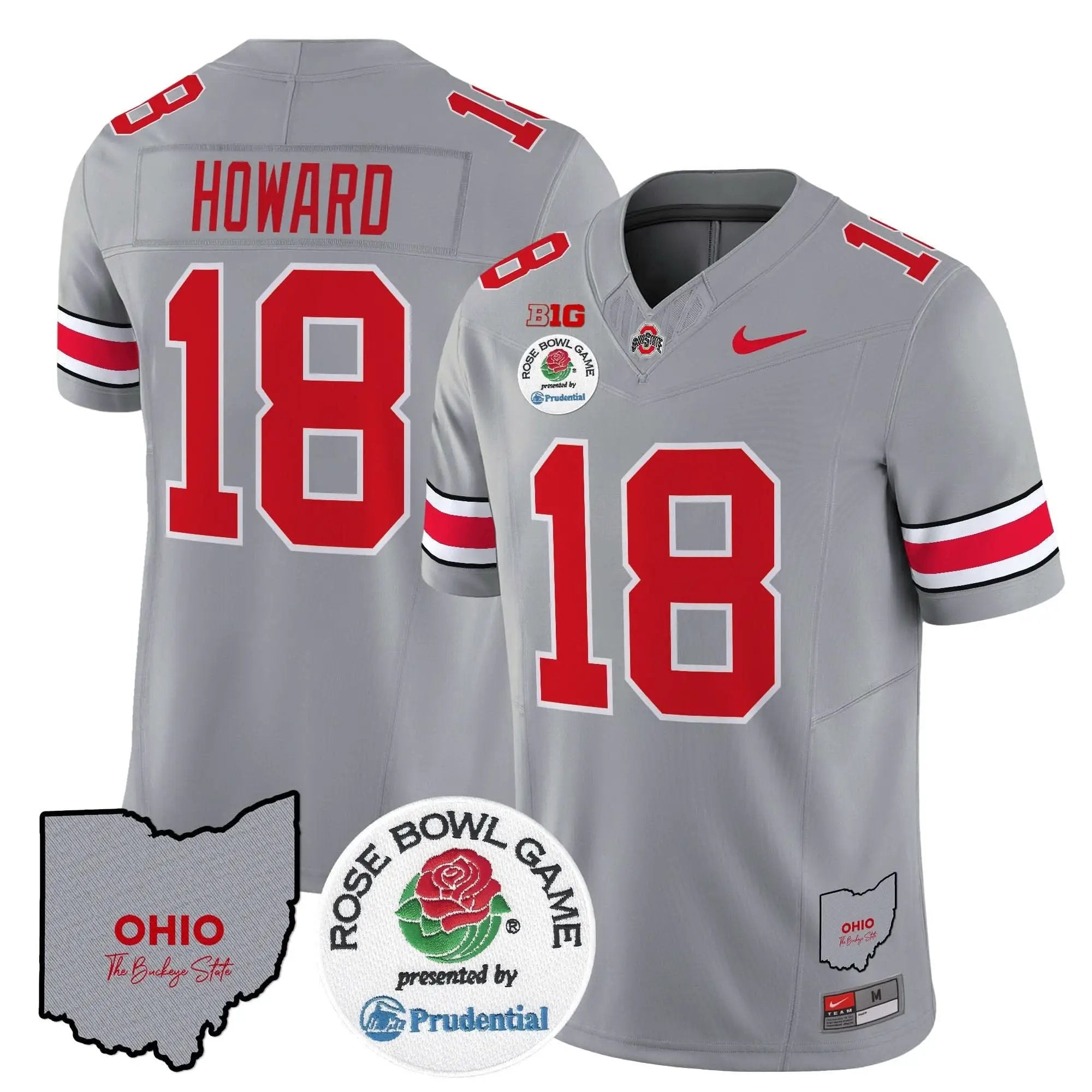 OSB Rose Bowl Vapor Limited Jersey V2 by Ohio State Buckeyes