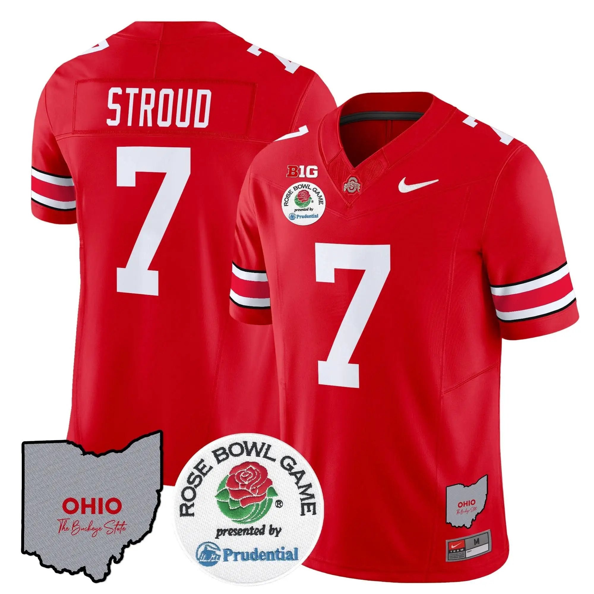 OSB Rose Bowl Vapor Limited Jersey V2 by Ohio State Buckeyes