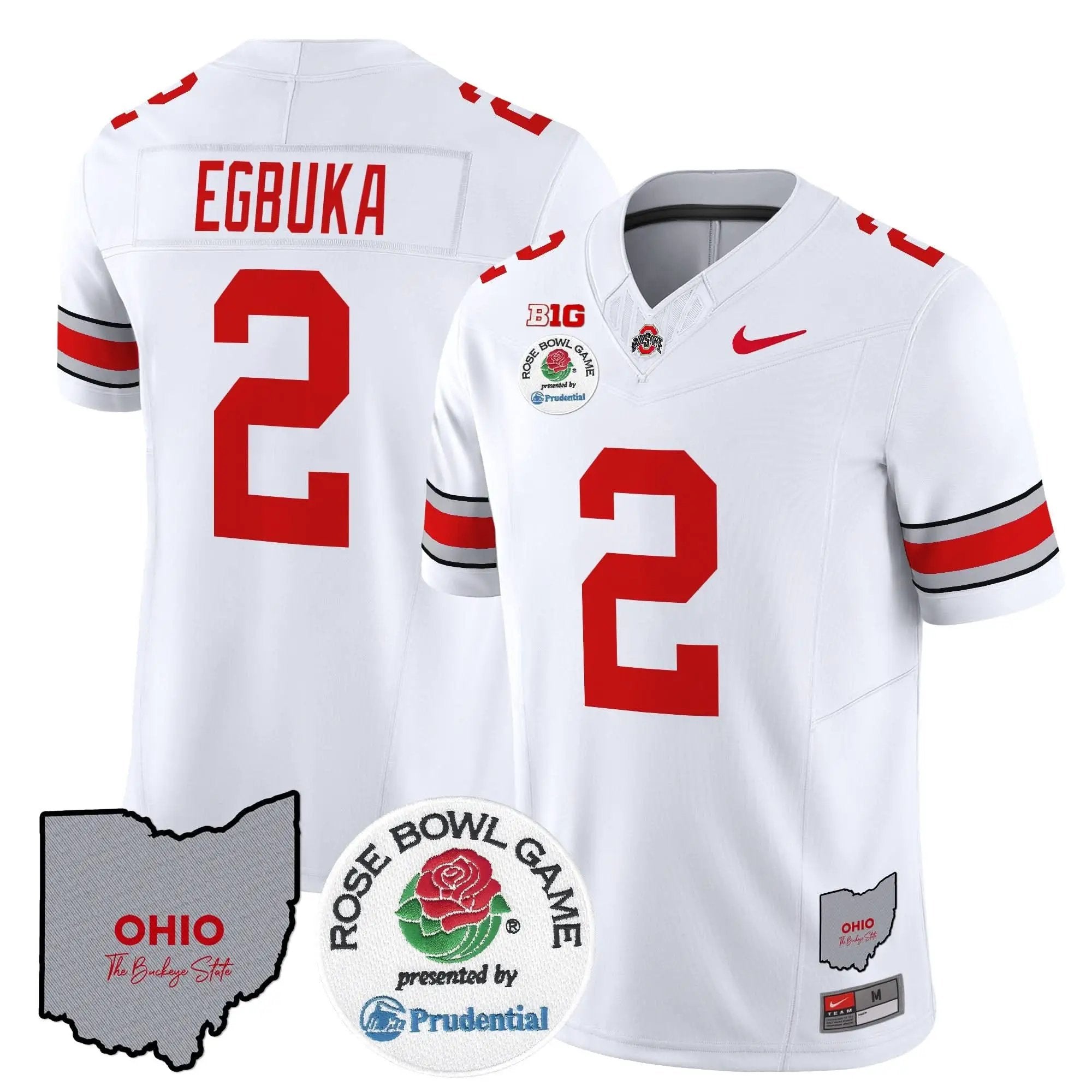 OSB Rose Bowl Vapor Limited Jersey V2 by Ohio State Buckeyes
