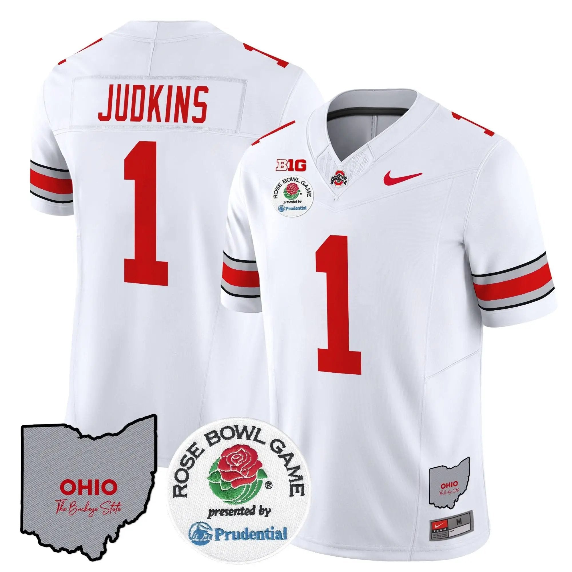 OSB Rose Bowl Vapor Limited Jersey V2 by Ohio State Buckeyes