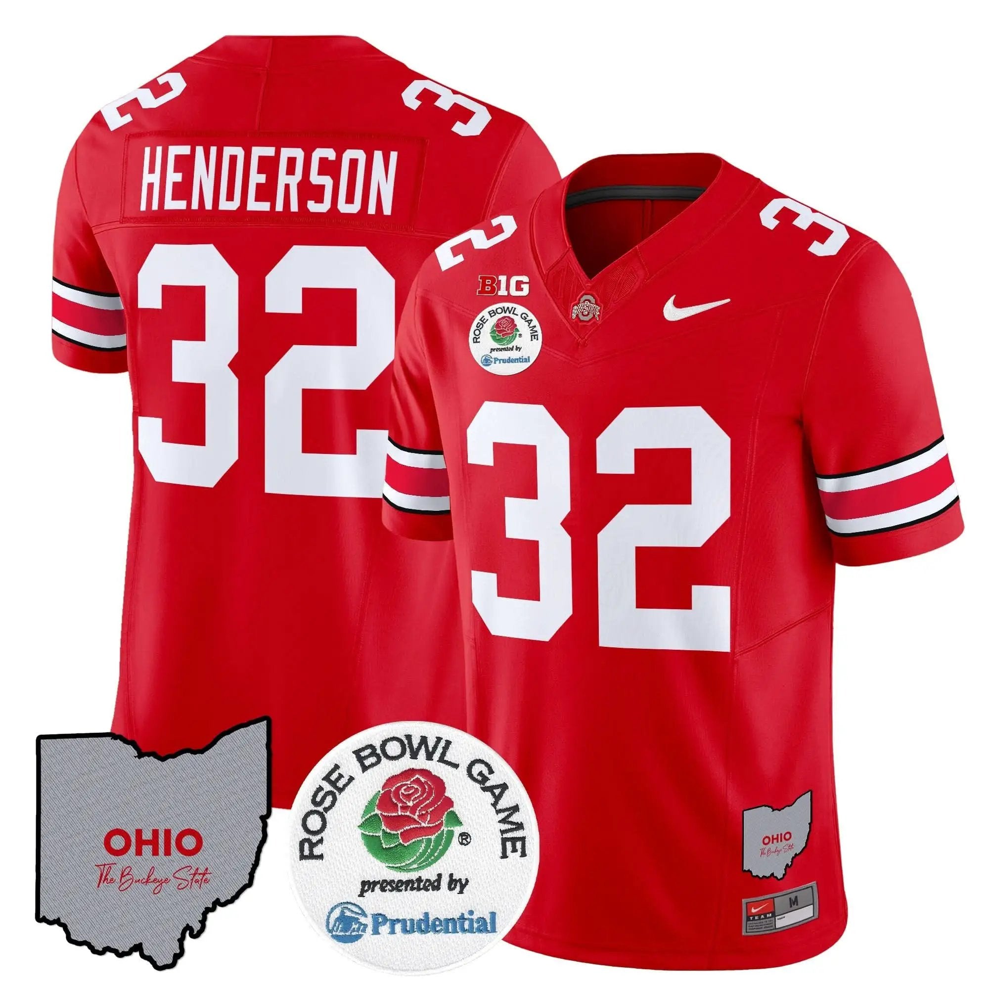 OSB Rose Bowl Vapor Limited Jersey V2 by Ohio State Buckeyes