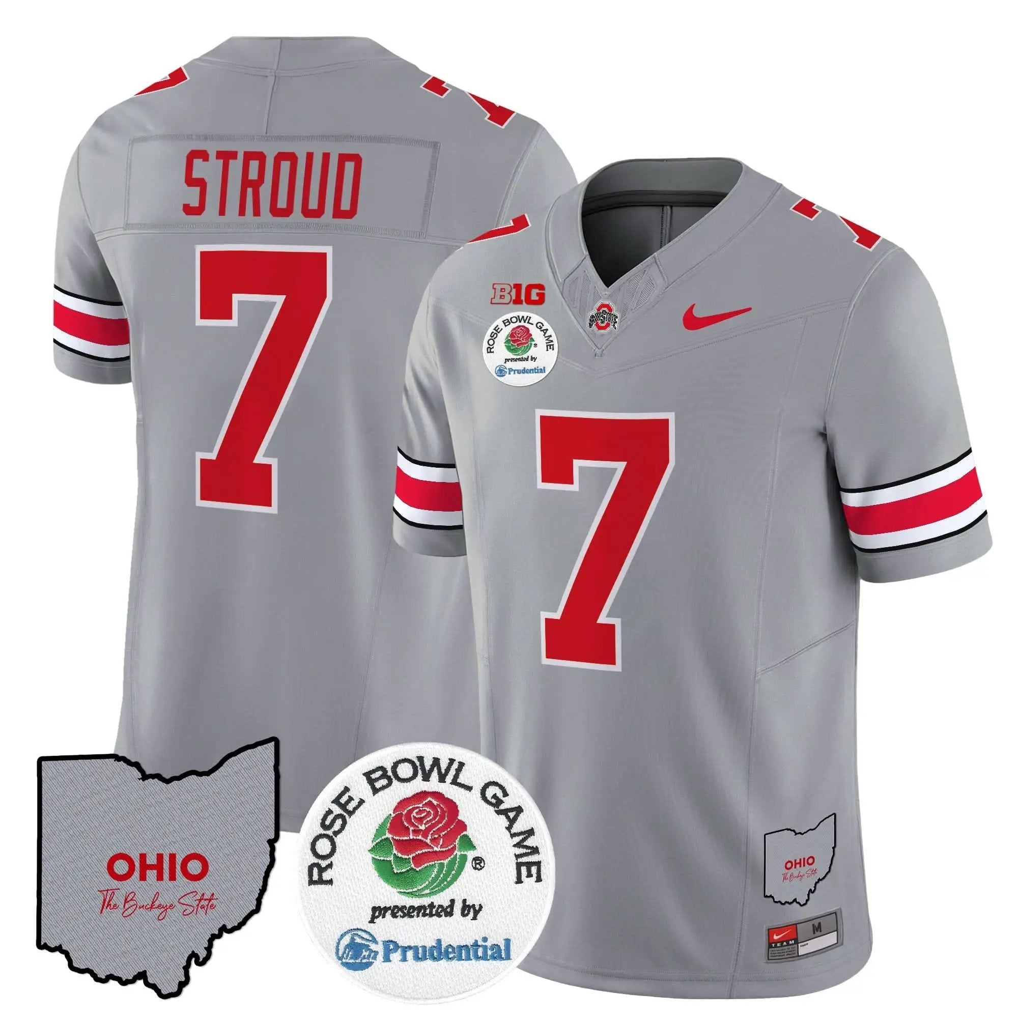 OSB Rose Bowl Vapor Limited Jersey V2 by Ohio State Buckeyes