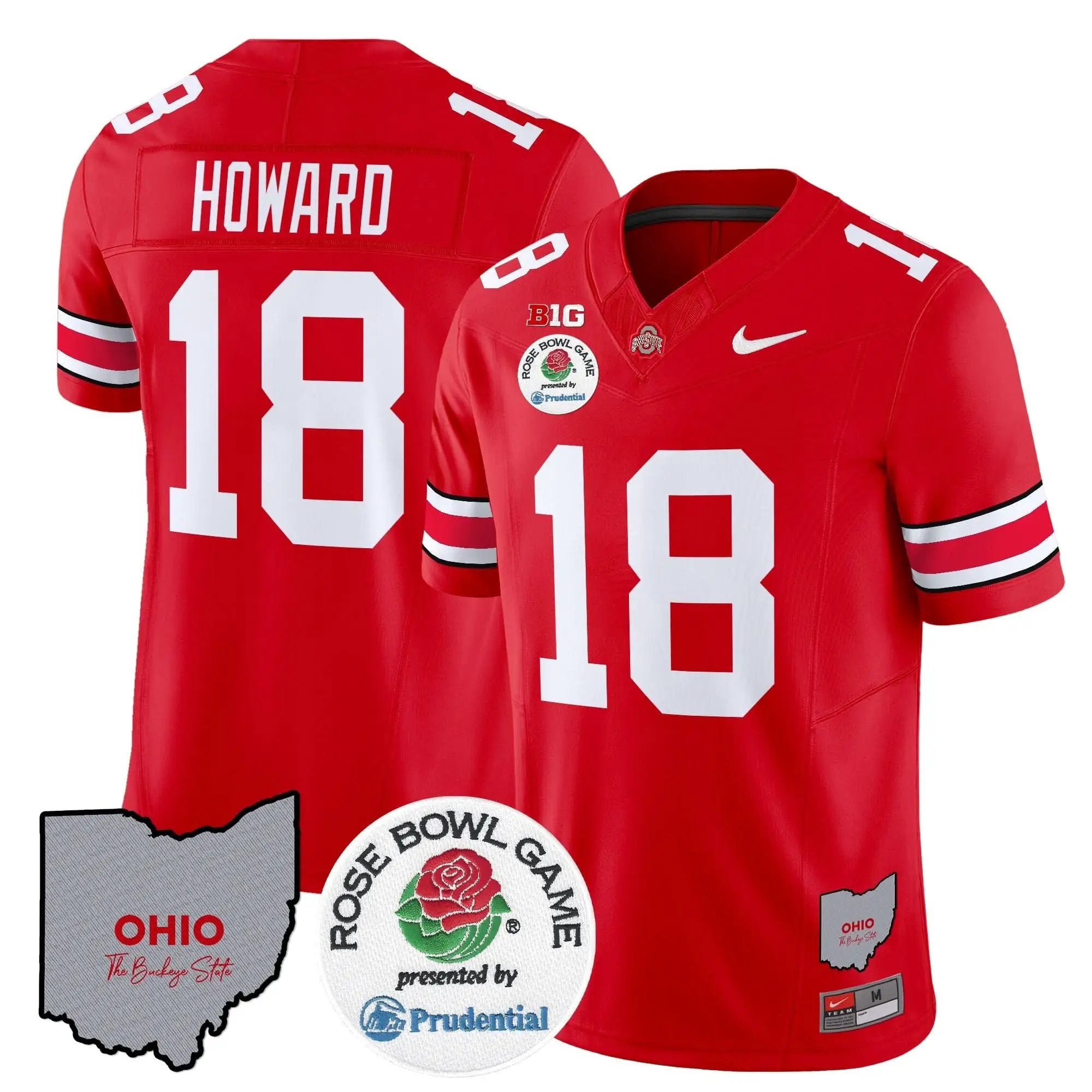 OSB Rose Bowl Vapor Limited Jersey V2 by Ohio State Buckeyes