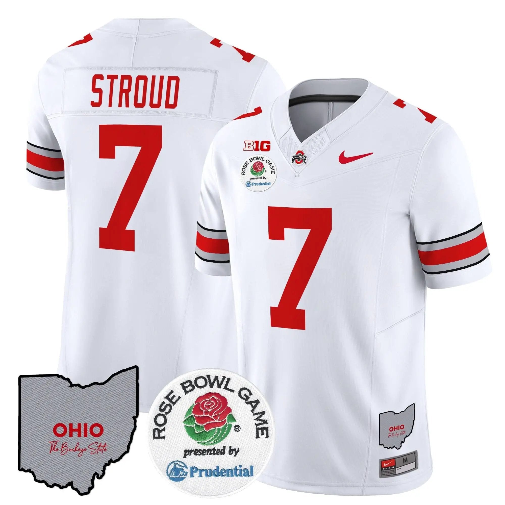 OSB Rose Bowl Vapor Limited Jersey V2 by Ohio State Buckeyes