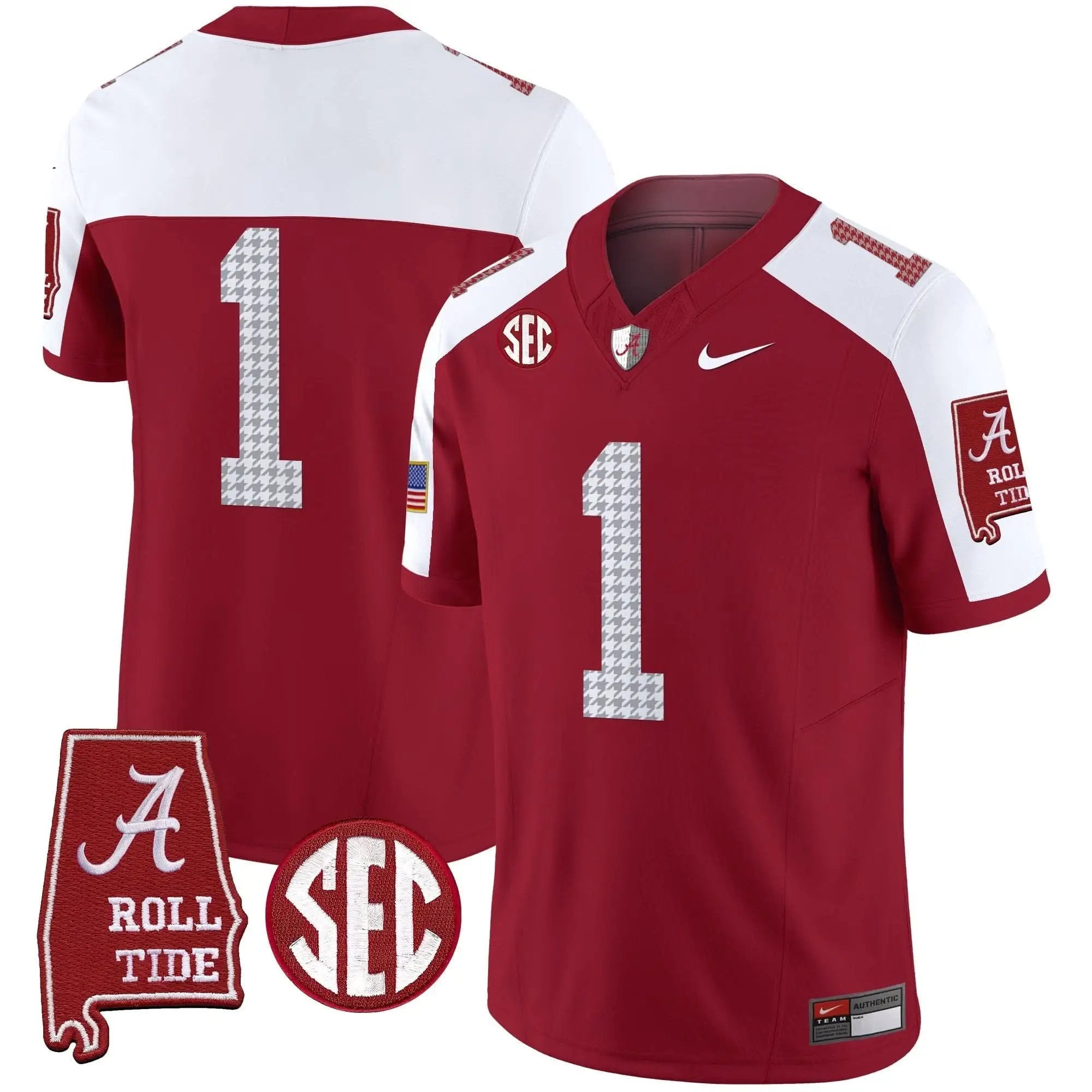 ACT Pro Combat Vapor Limited Jersey by Alabama Crimson Tide