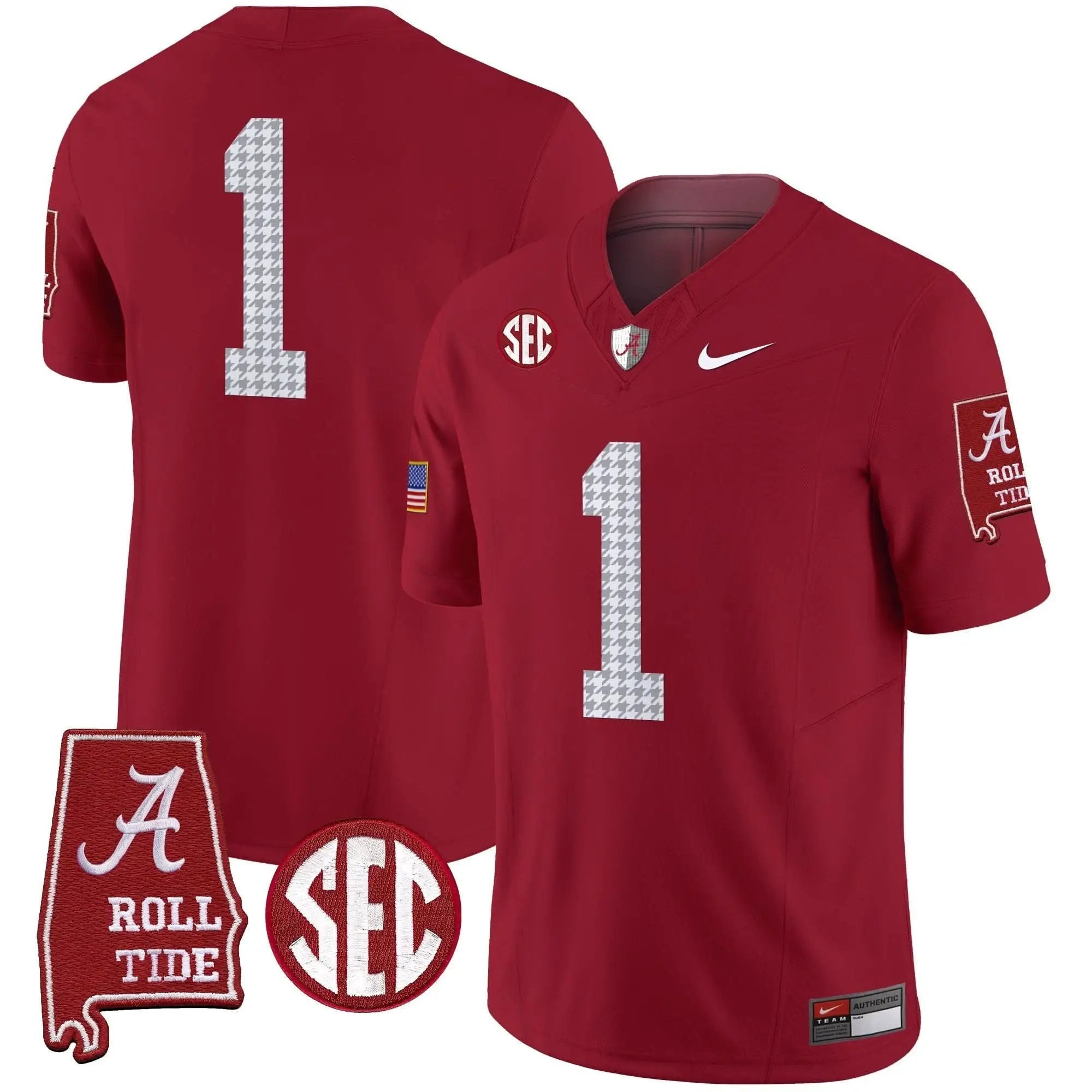 ACT Pro Combat Vapor Limited Jersey by Alabama Crimson Tide