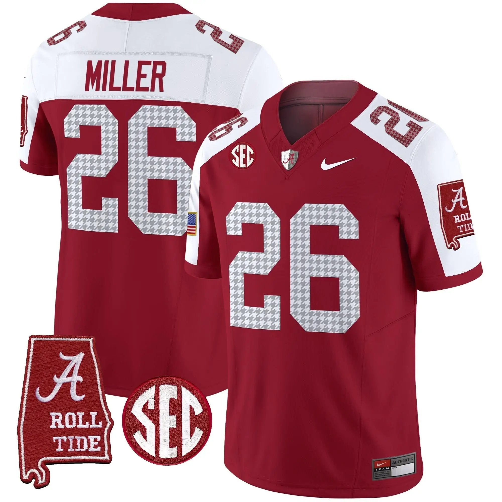 ACT Pro Combat Vapor Limited Jersey by Alabama Crimson Tide