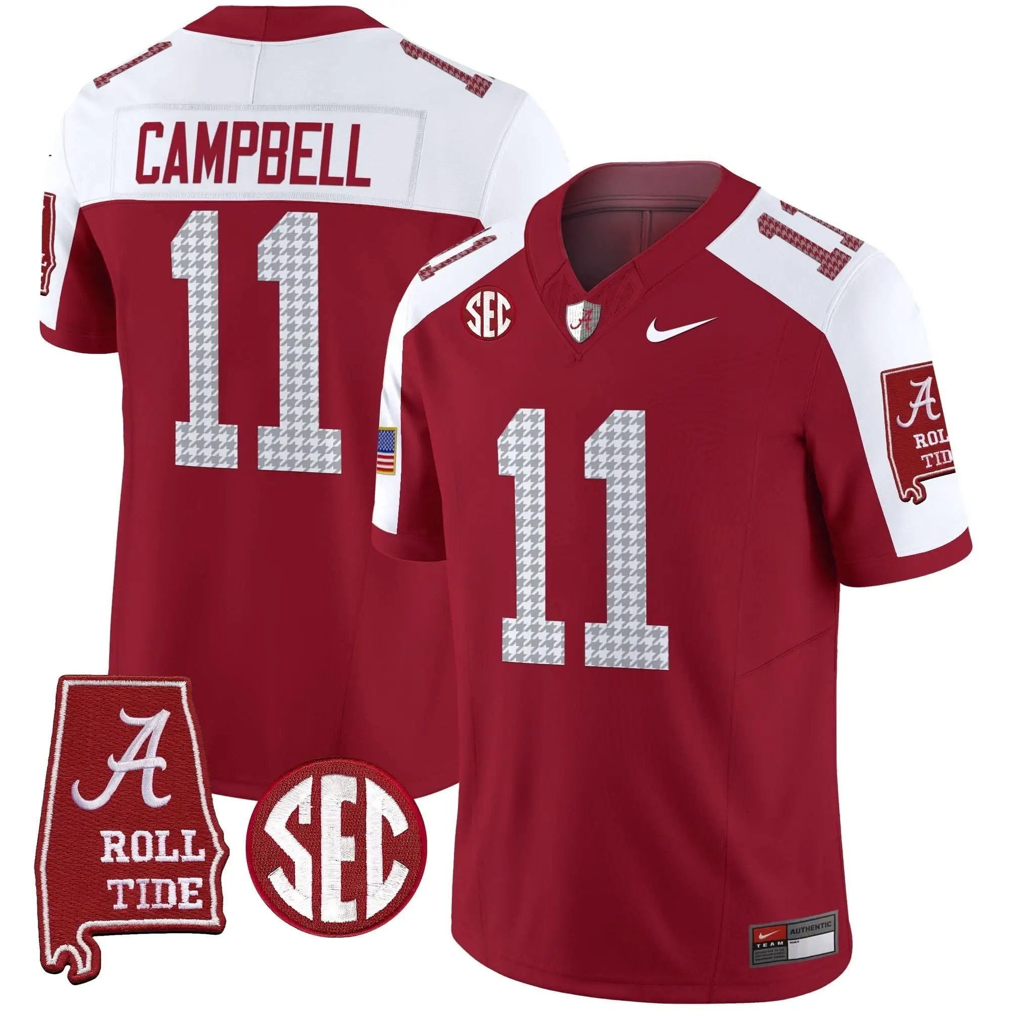 ACT Pro Combat Vapor Limited Jersey by Alabama Crimson Tide